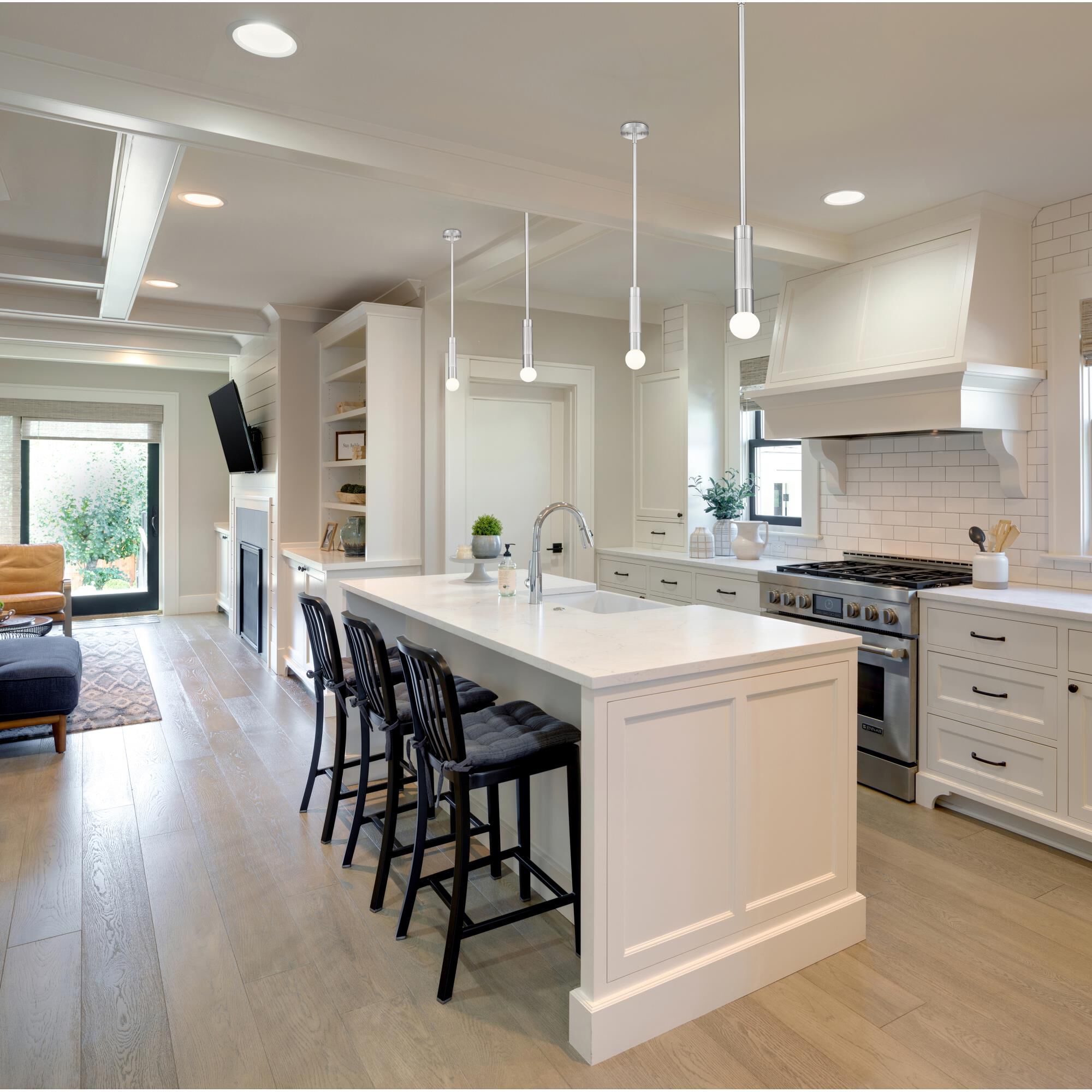 Shown in Brushed Nickel finish