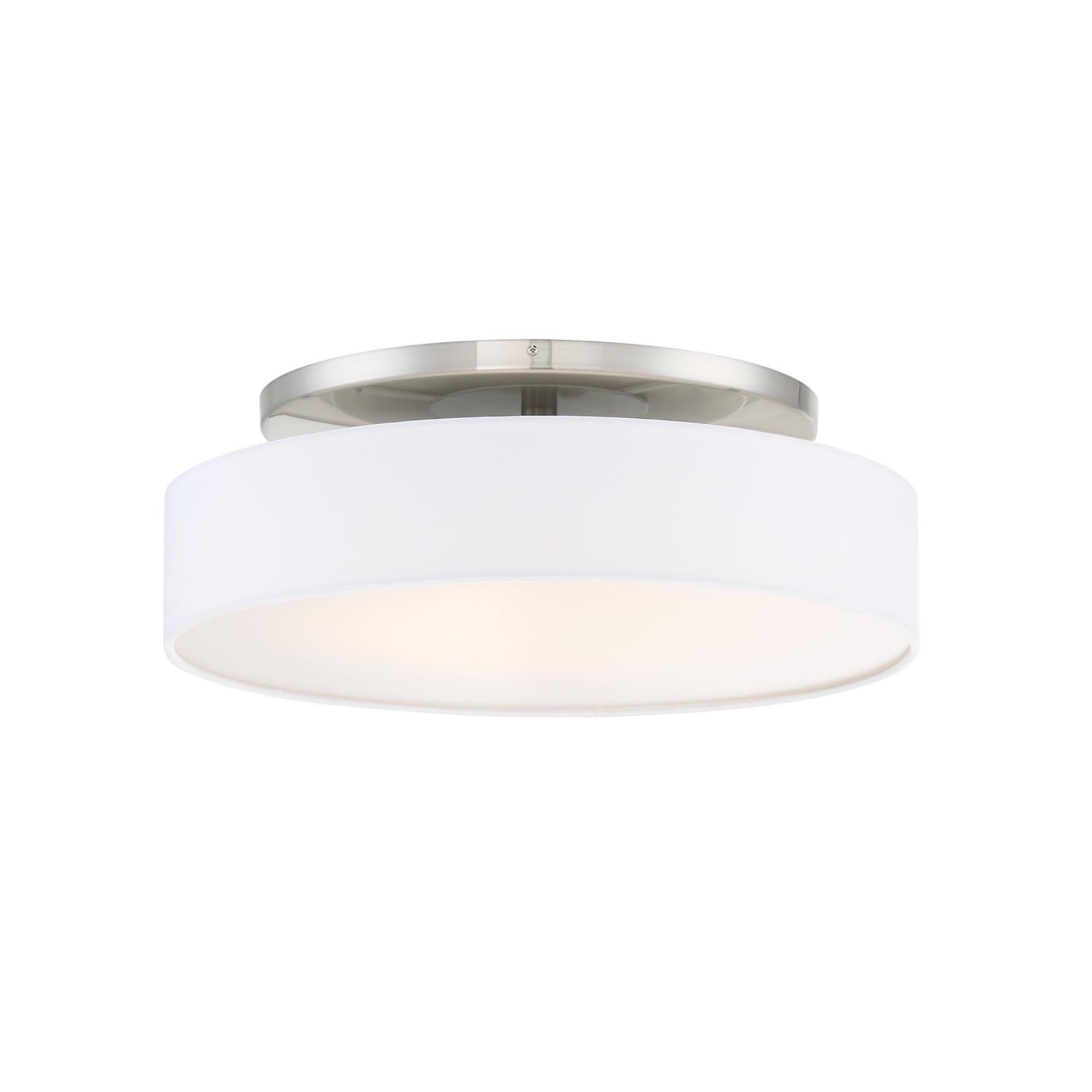 Manhattan 20 Inch 1 Light LED Semi Flush Mount by dweLED