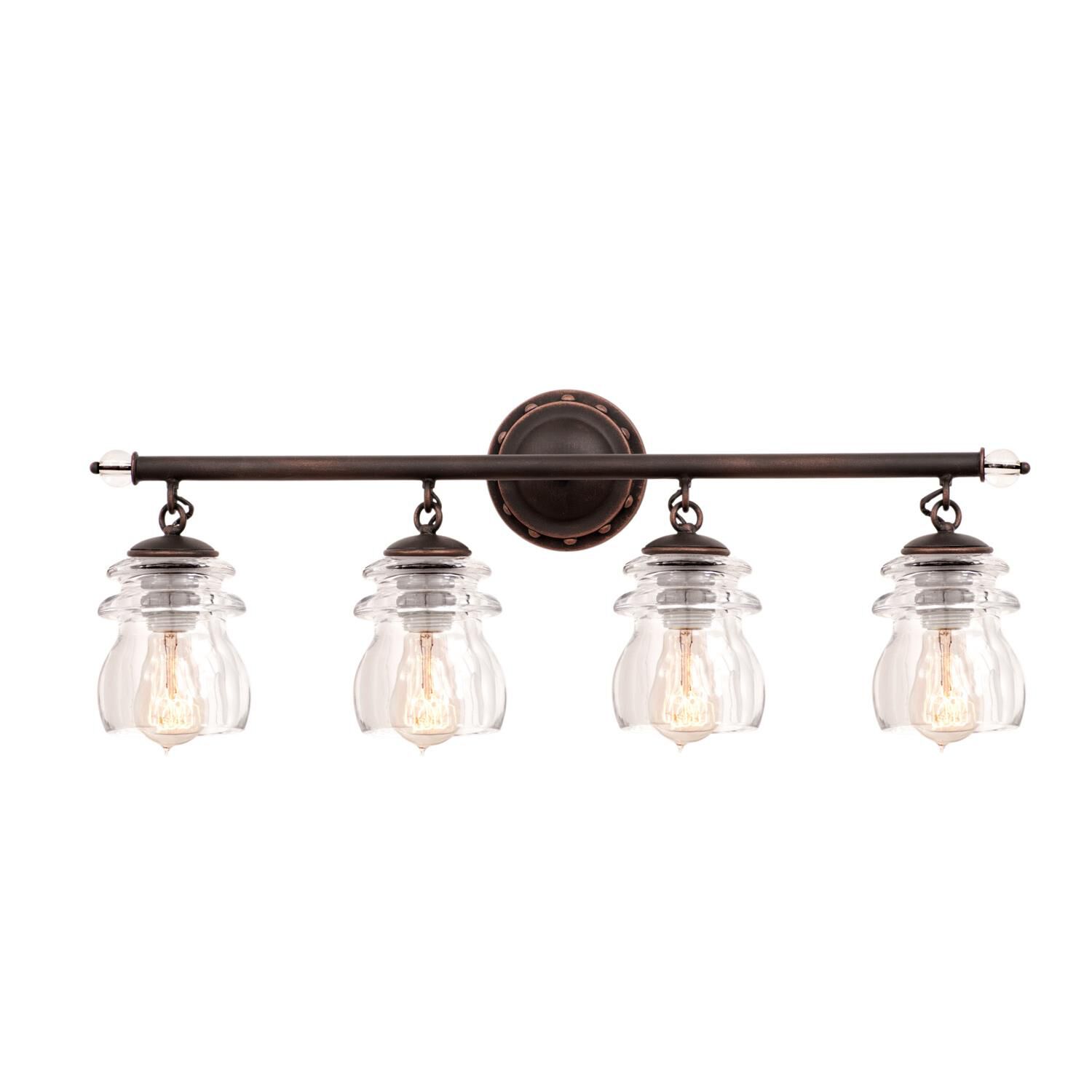 Brierfield 28 Inch 4 Light Bath Vanity Light by Kalco Lighting
