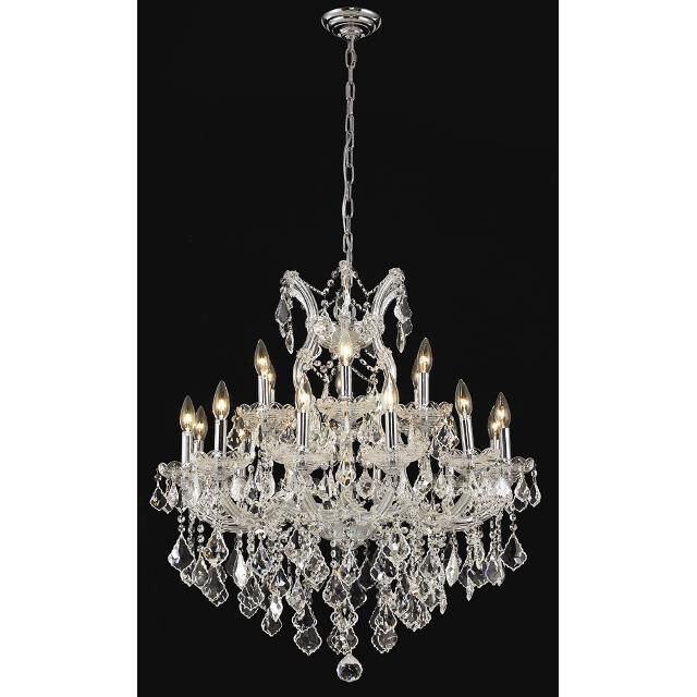 Maria Theresa 30 Inch 19 Light Chandelier by Elegant Lighting