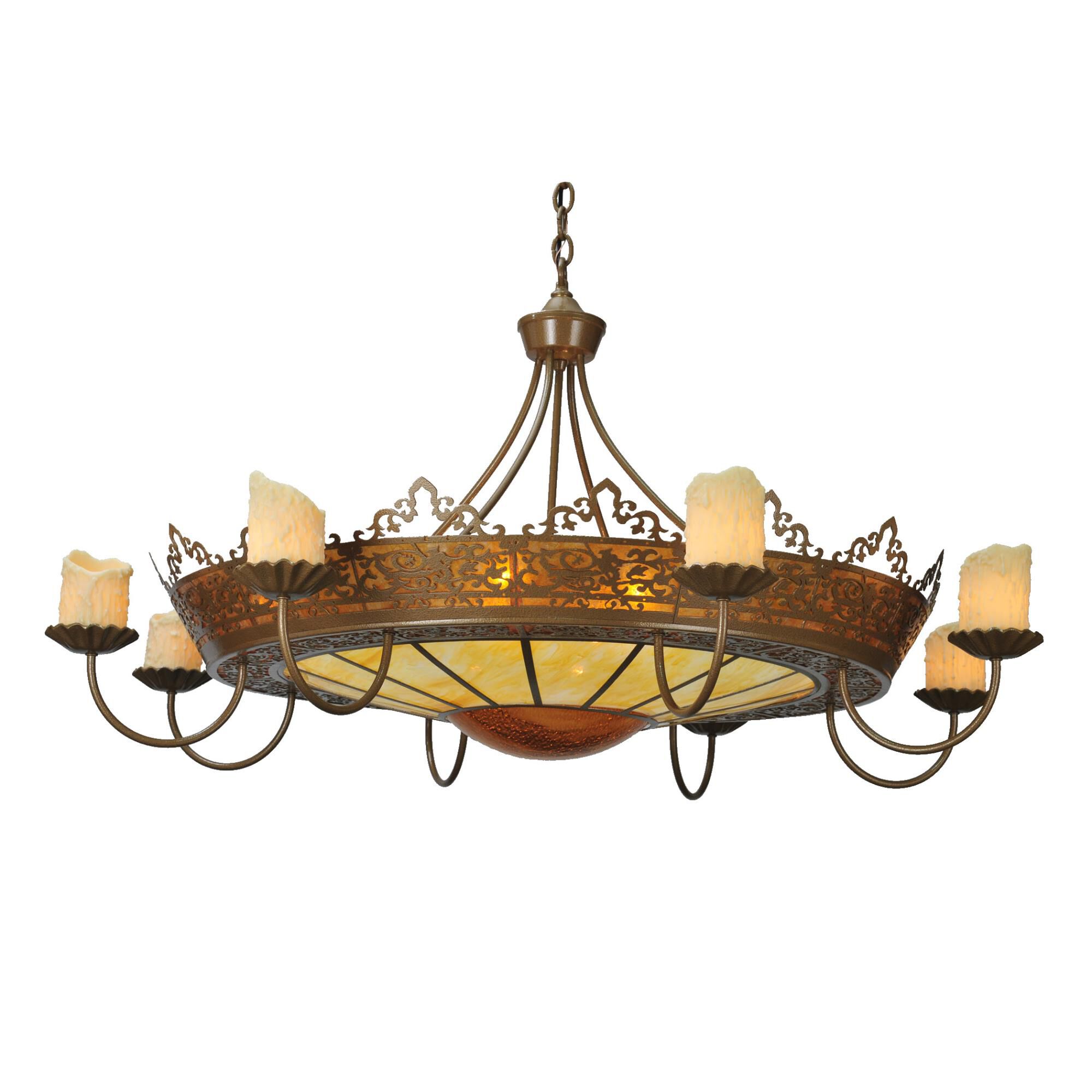 Stanley 47 Inch 12 Light Chandelier by Meyda Lighting