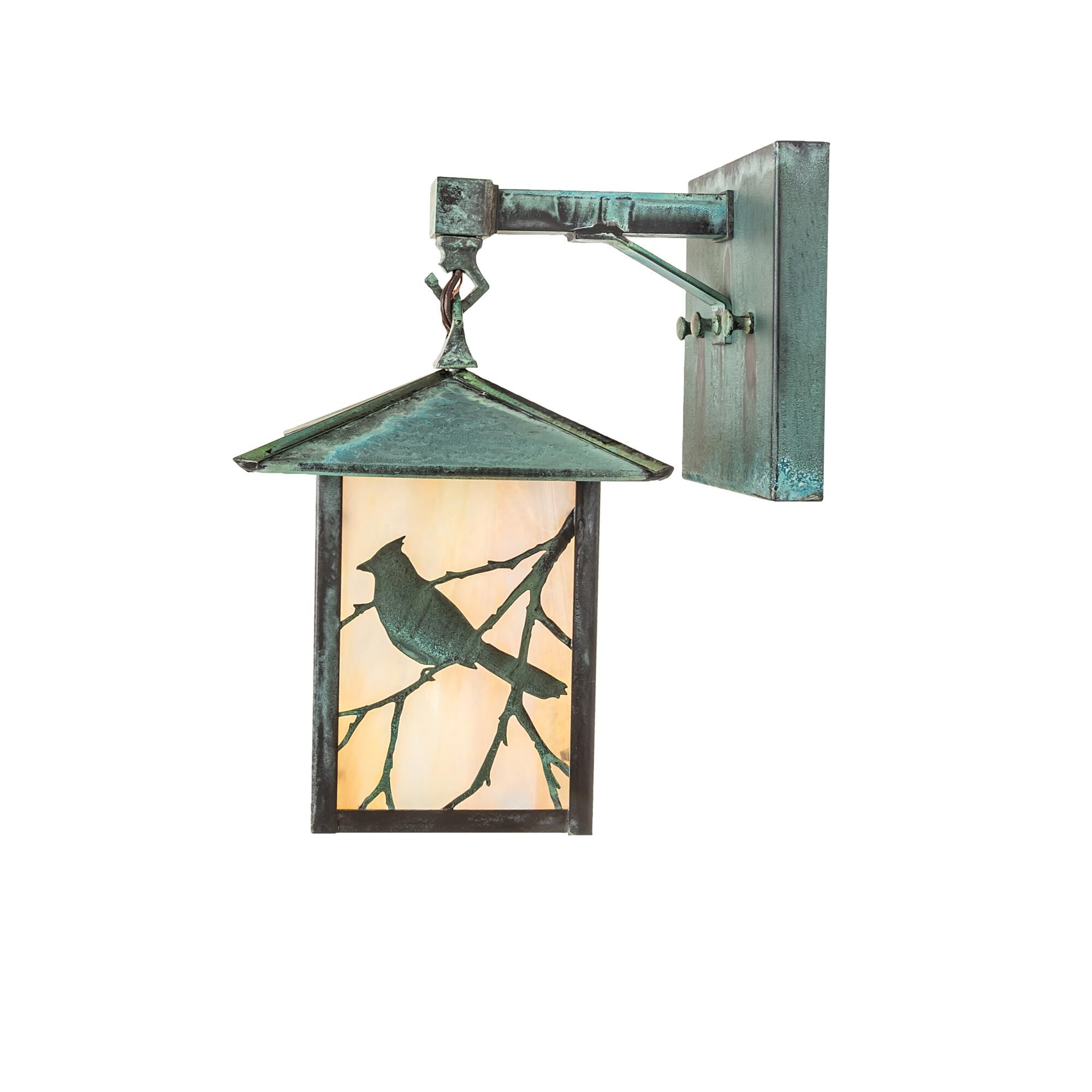 Meyda Lighting Seneca 11 Inch Tall Outdoor Wall Light