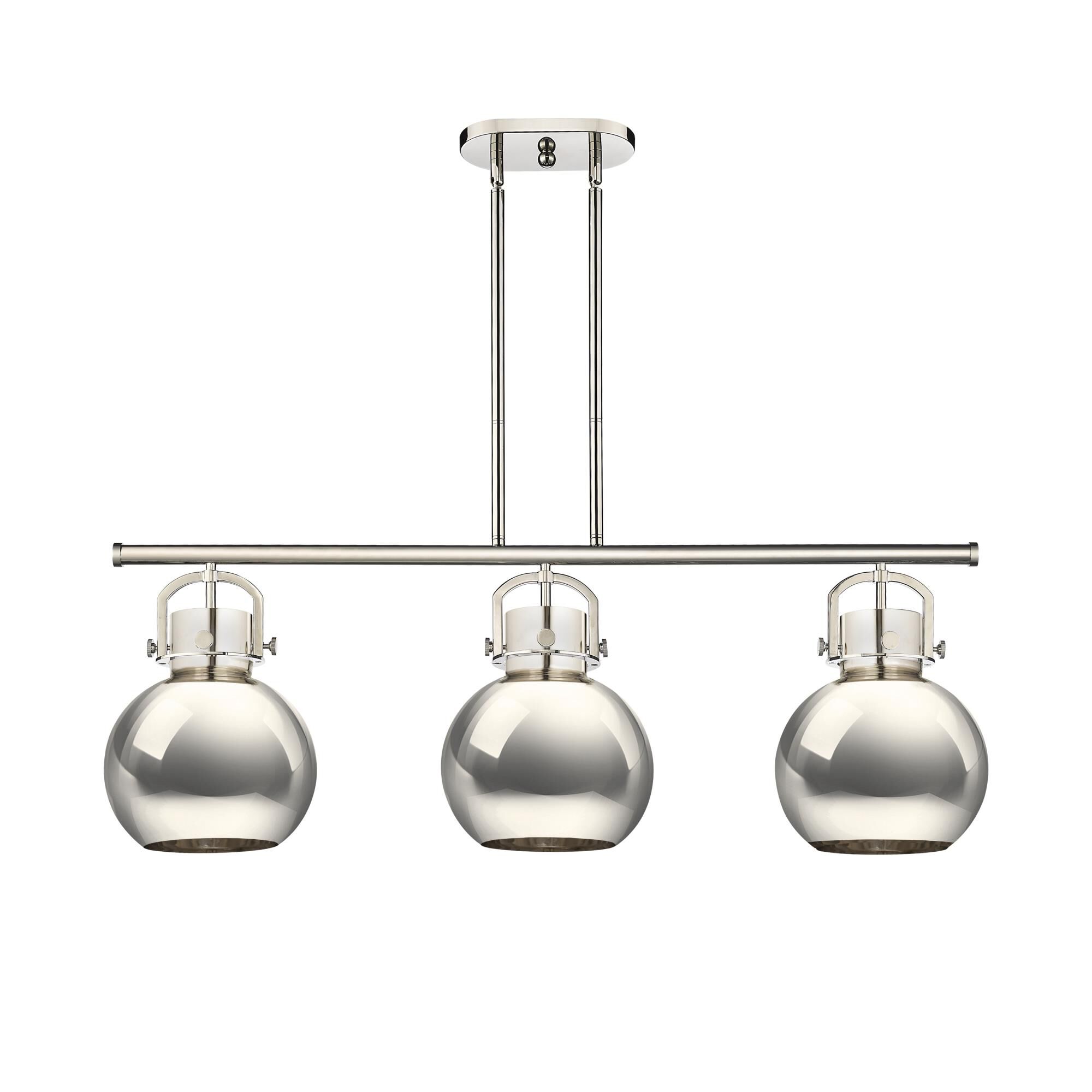 Bruno Marashlian Newton Sphere 42 Inch 3 Light Linear Suspension Light by Innovations Lighting