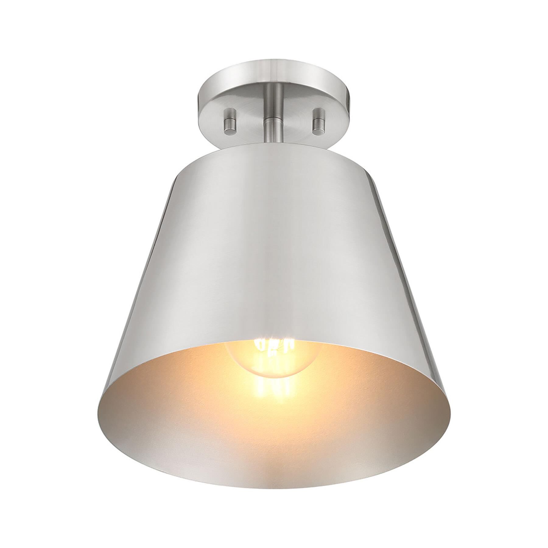10 Inch Semi Flush Mount by Meridian Lighting