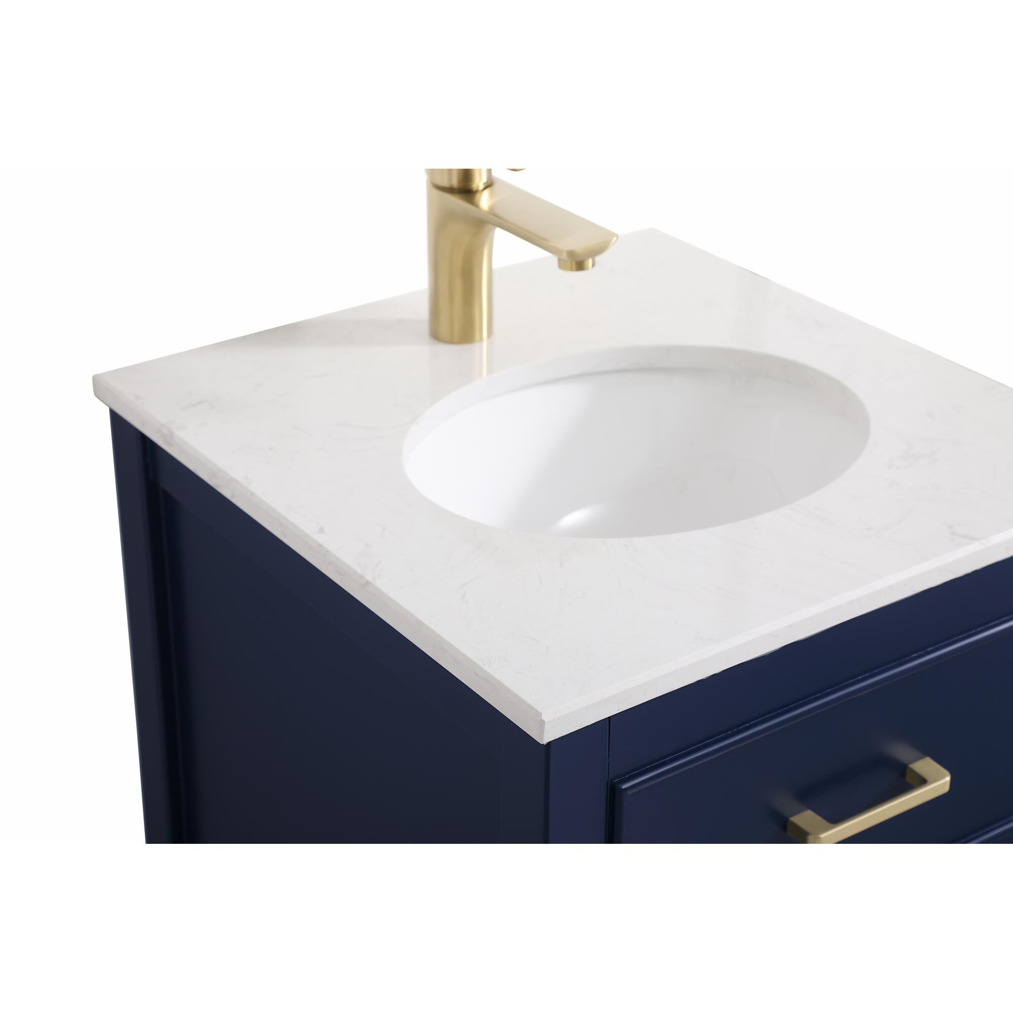 Shown in Blue finish