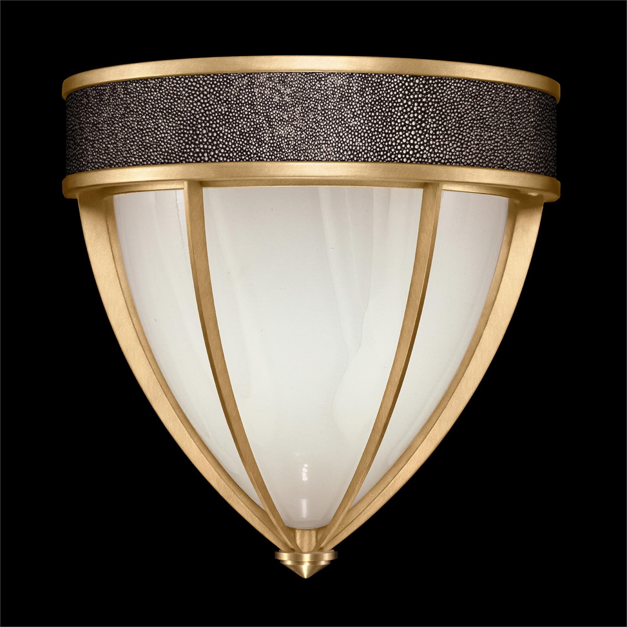 Shown in Gold Leaf and Brass  finish and Pebble accent