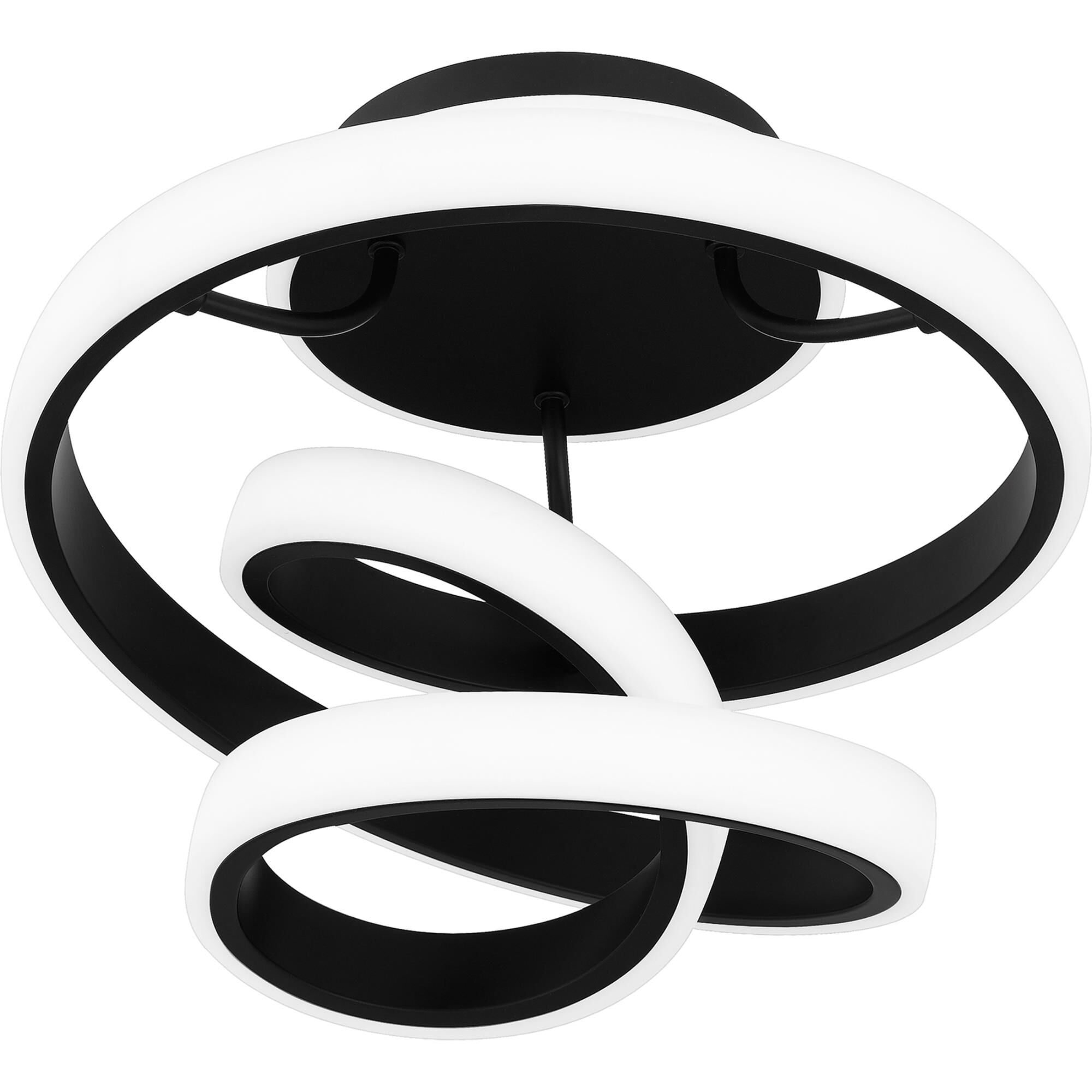 Aviva 13 Inch 1 Light LED Semi Flush Mount by Quoizel