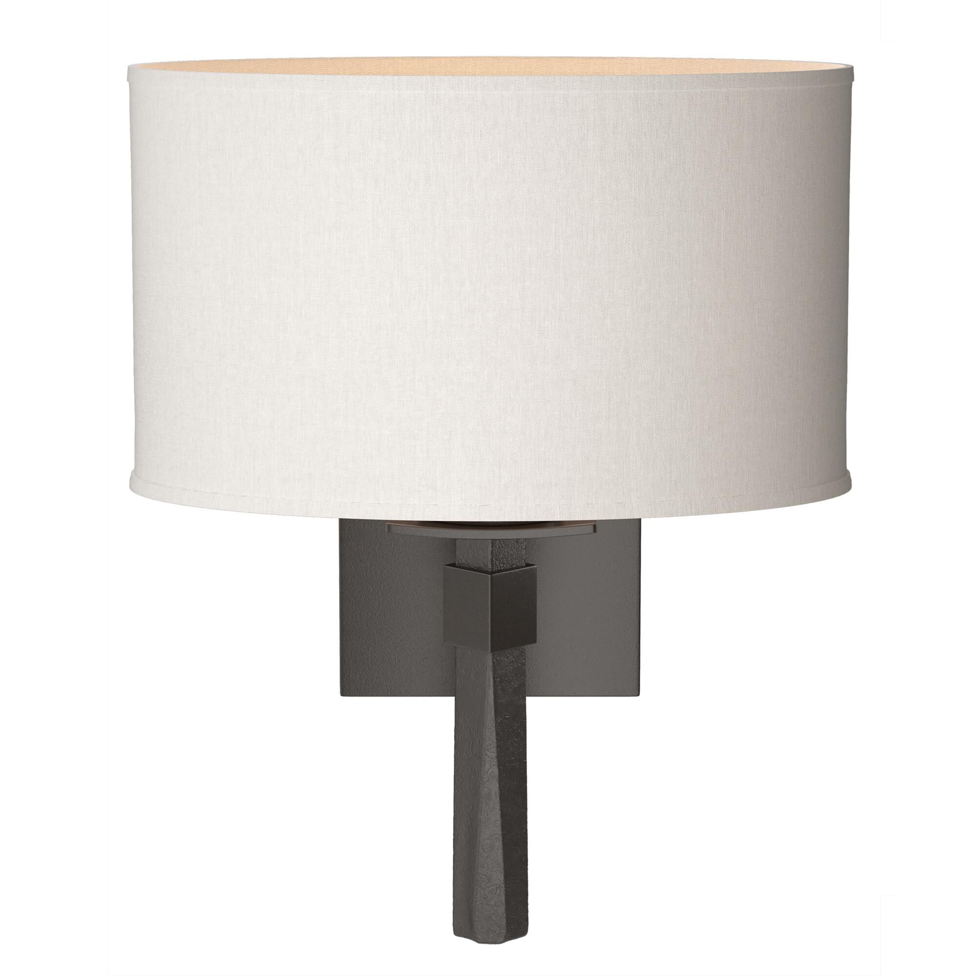 Shown in Oil Rubbed Bronze finish and Flax shade
