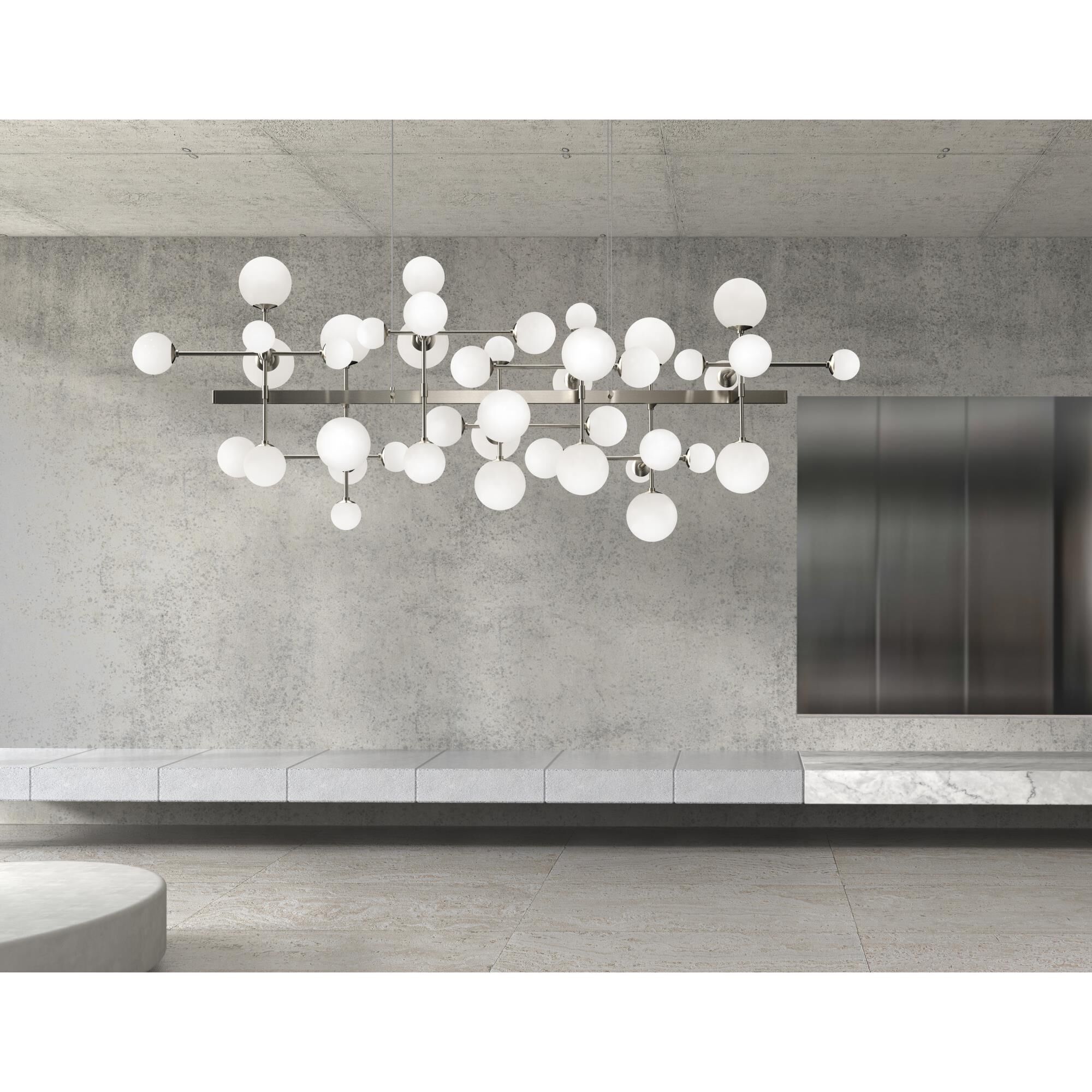 Nebula 96 Inch Linear Suspension Light by SONNEMAN