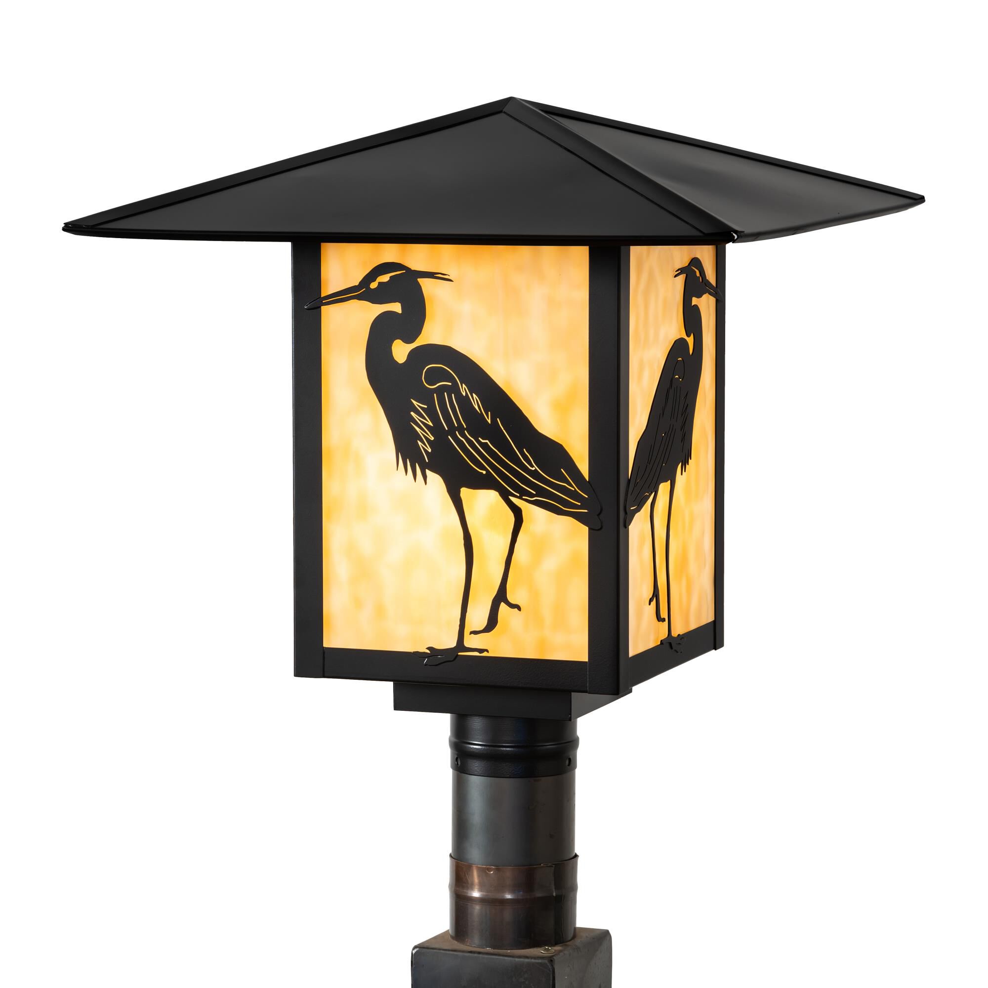 Meyda Lighting Seneca 16 Inch Tall Outdoor Post Lamp