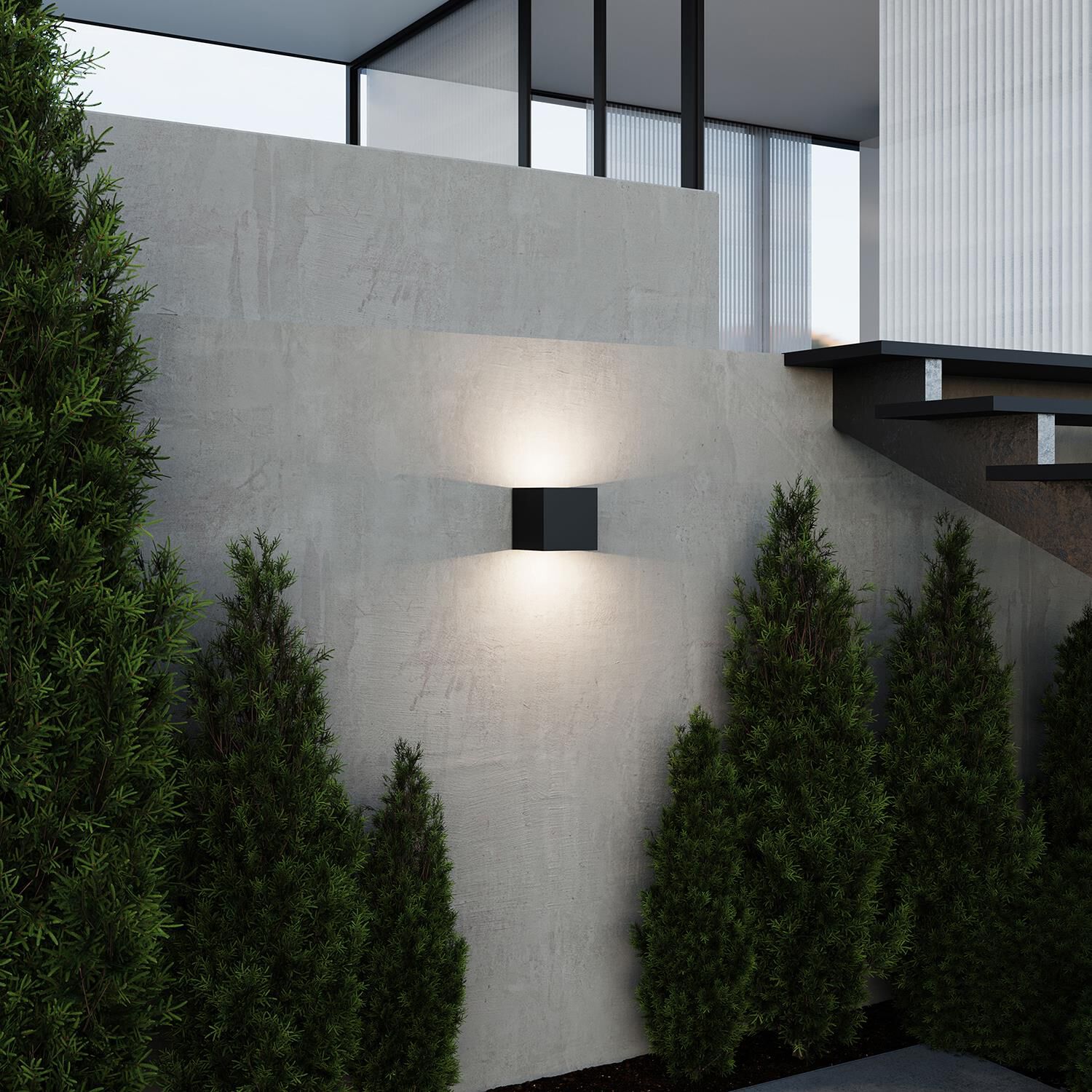 Qube 5 Inch Wall Sconce by SONNEMAN