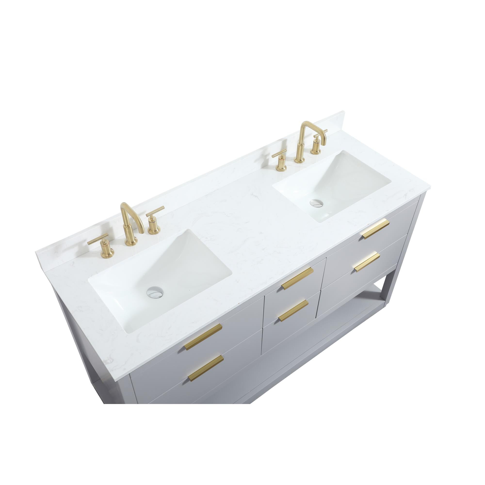 Larkin 60 Inch Bath Vanity by Elegant Decor