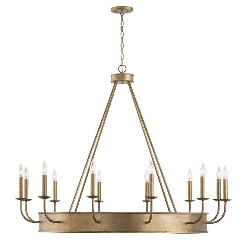 Nole 49 Inch 12 Light Chandelier by Capital Lighting Fixture Company