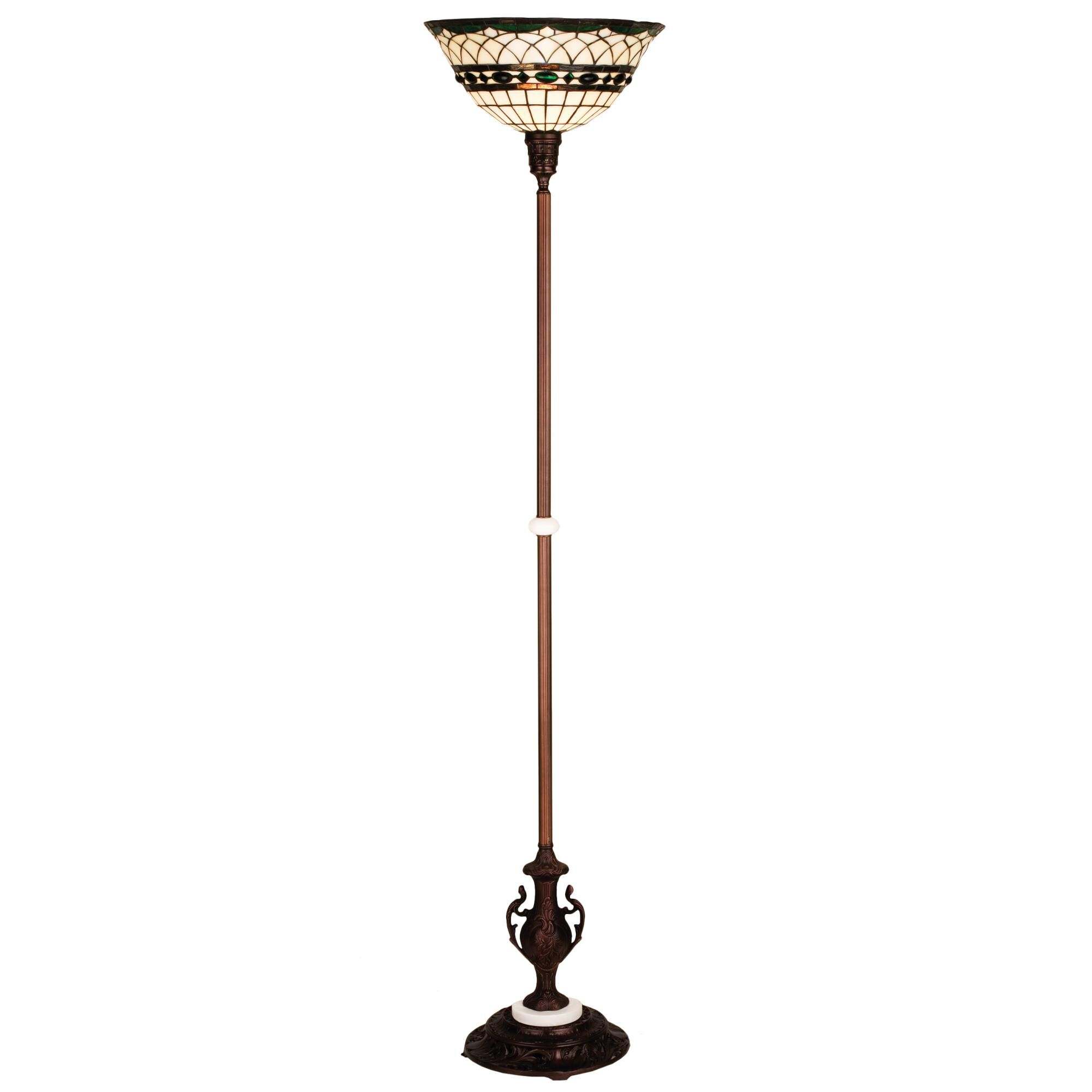 Tiffany Roman 71 Inch Torchiere Lamp by Meyda Lighting