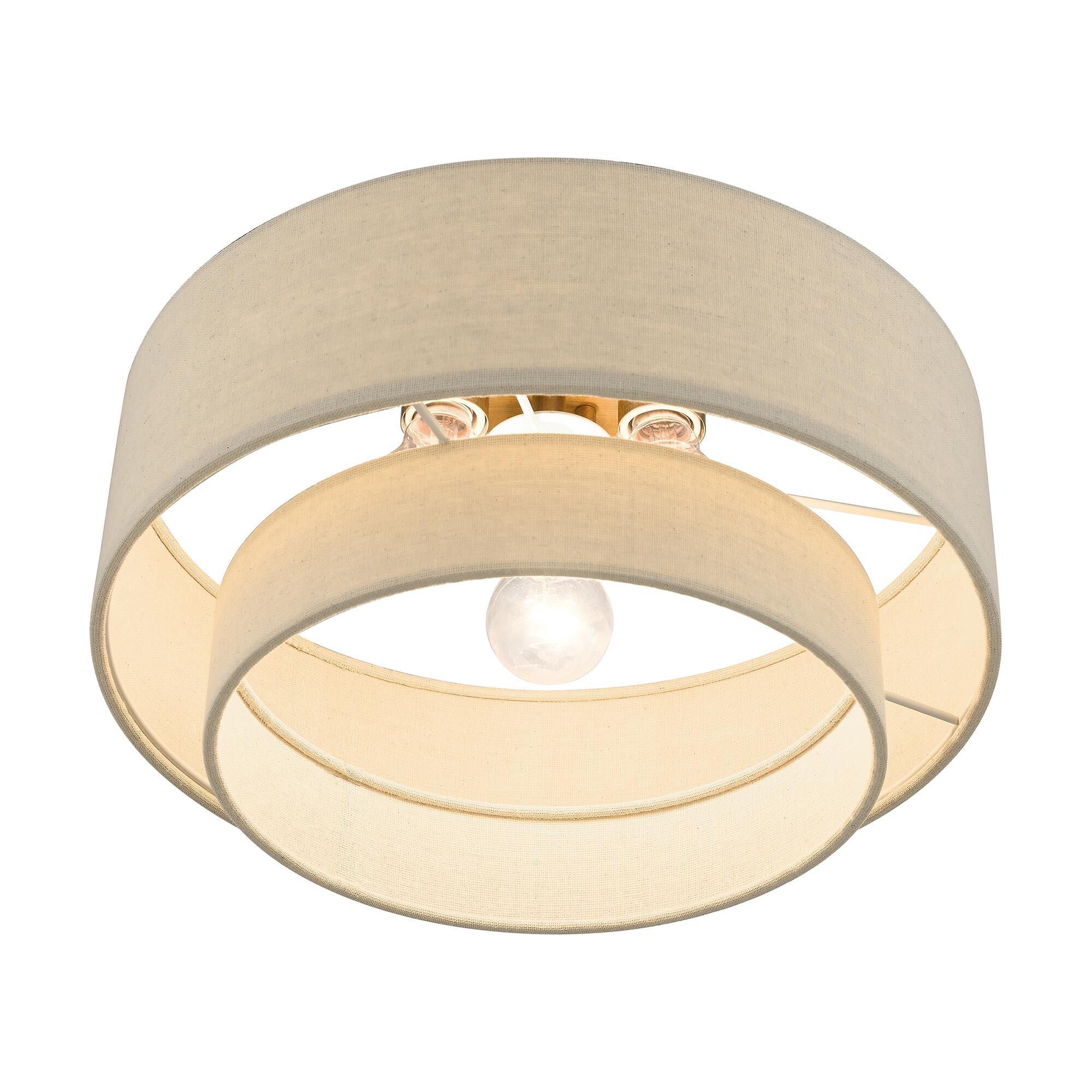 Bellingham 15 Inch 3 Light Semi Flush Mount | Capitol Lighting 1800lighting.com