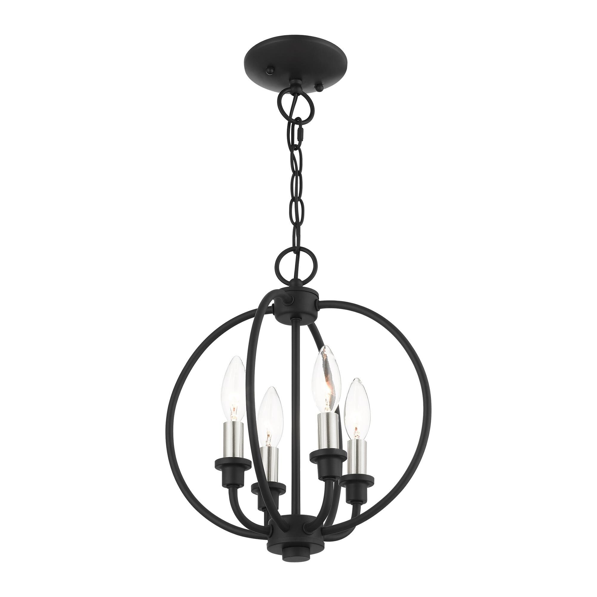 Milania 4 Light Mini Chandelier by Livex Lighting