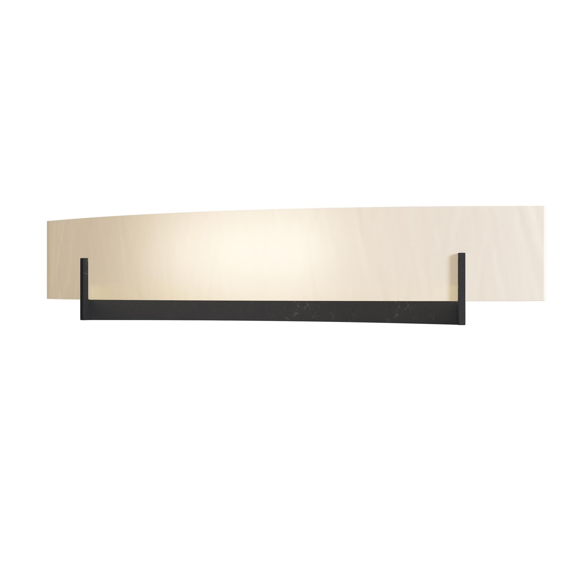 Shown in Black finish and White Art  glass