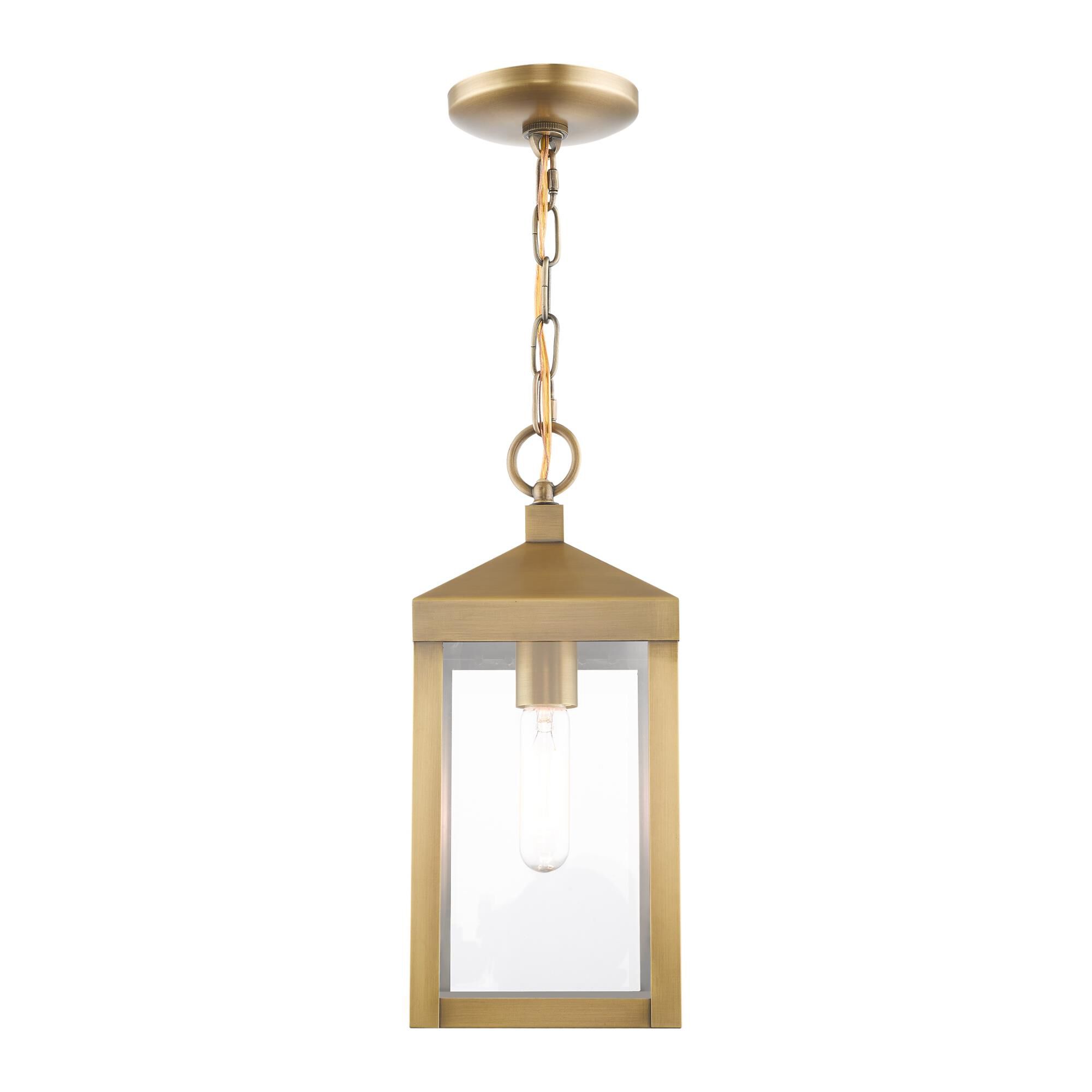 Livex Lighting Nyack 14 Inch Tall Outdoor Hanging Lantern