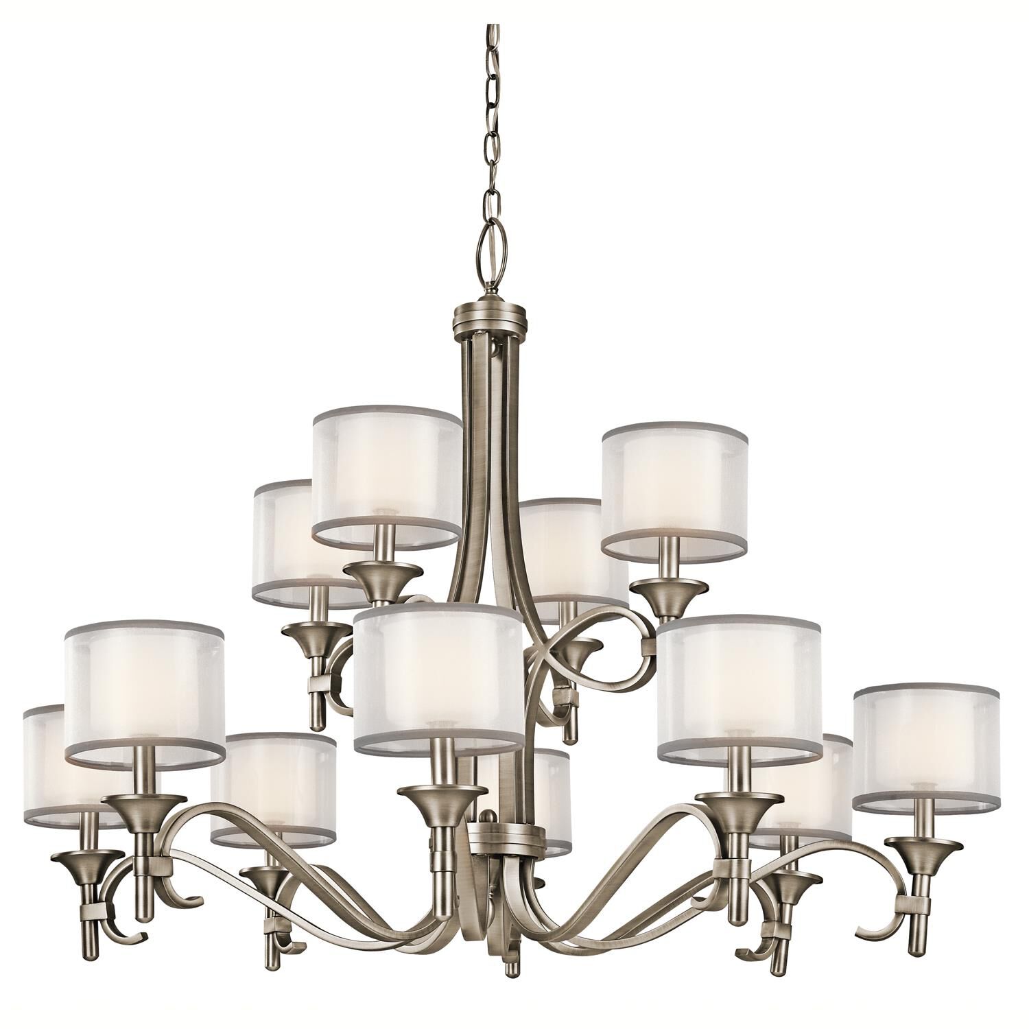 Lacey 42 Inch 12 Light Chandelier by Kichler Lighting