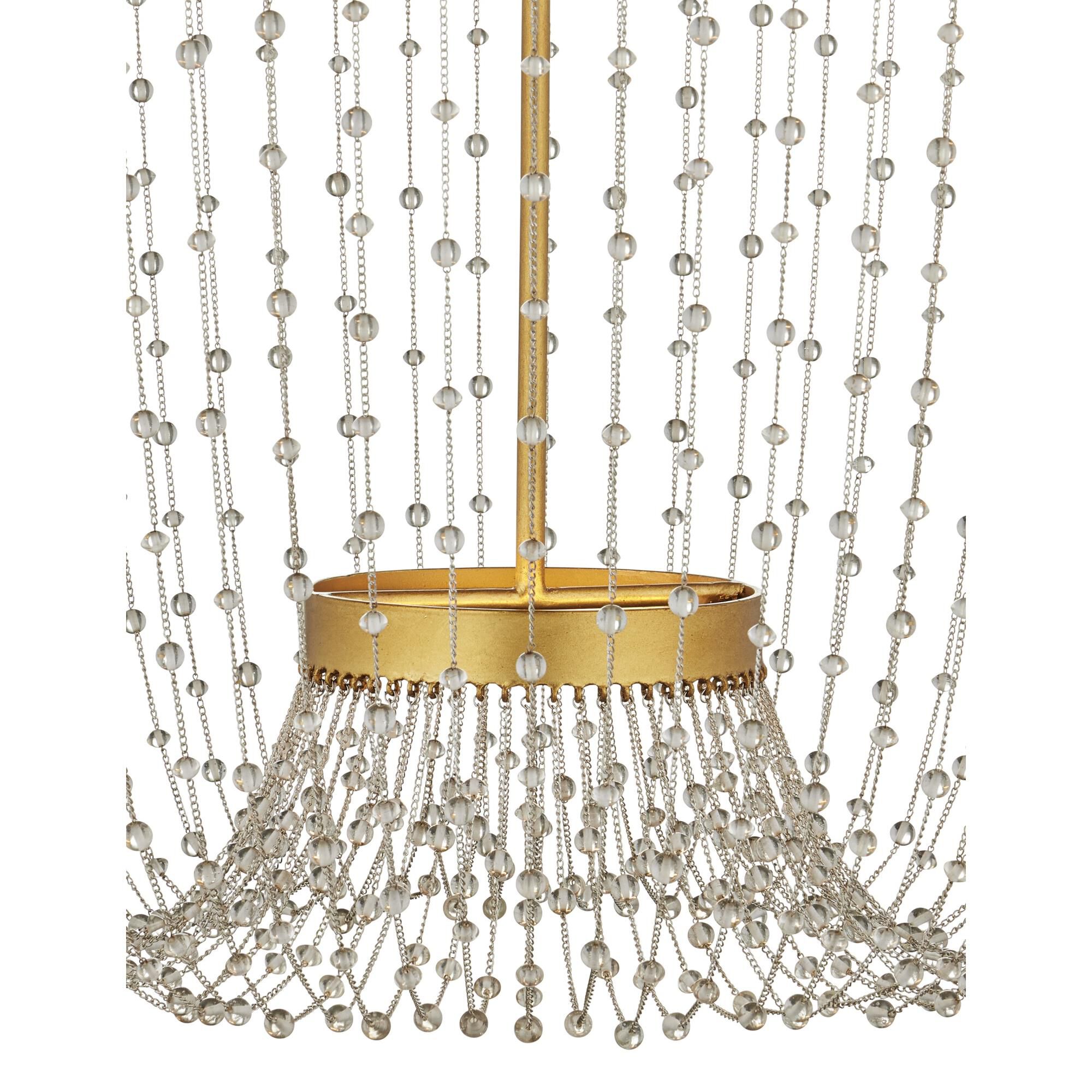 Mademoiselle 27 Inch Chandelier by Currey and Company