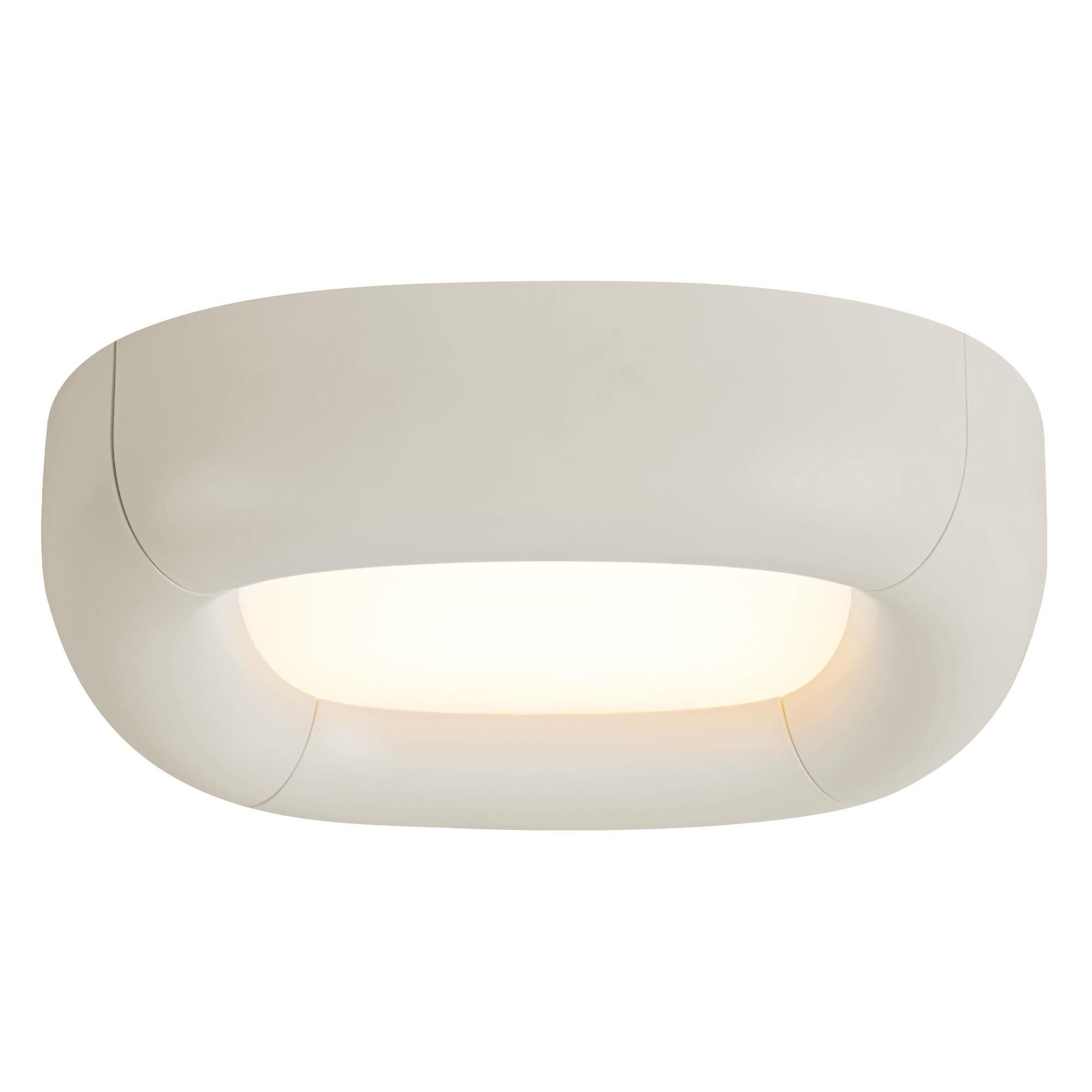 Shown in Pearl White finish and Frosted Acrylic Diffuser glass