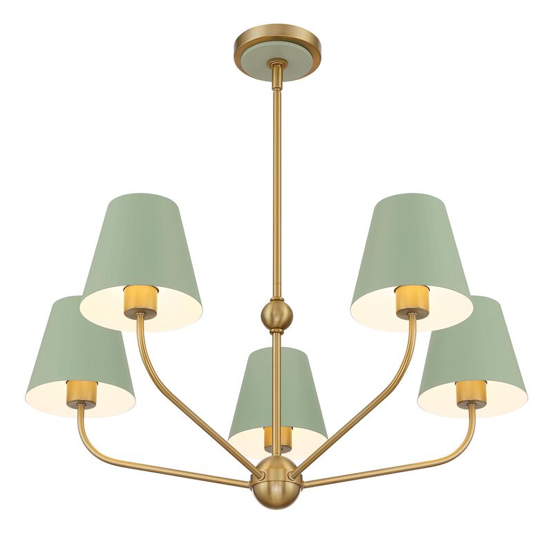 Xavier 28 Inch Chandelier by Crystorama