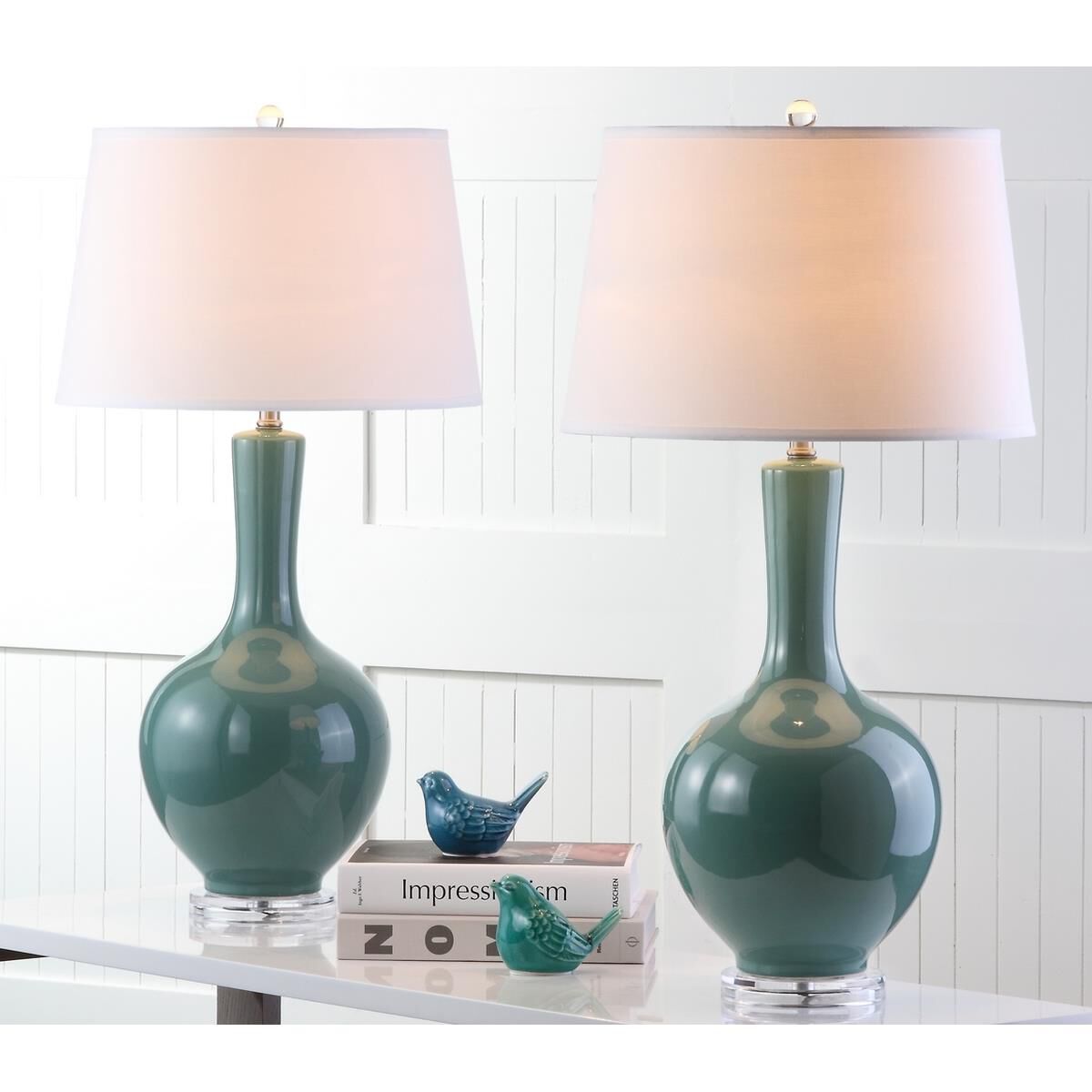 Blanche Gourd 32 Inch Table Lamp by Safavieh