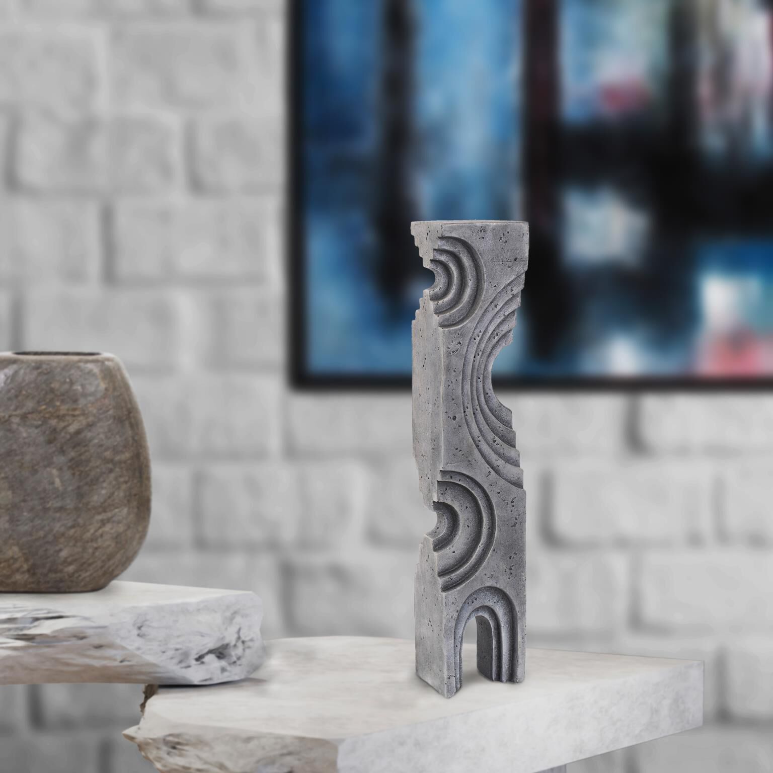 Shown in Cement finish