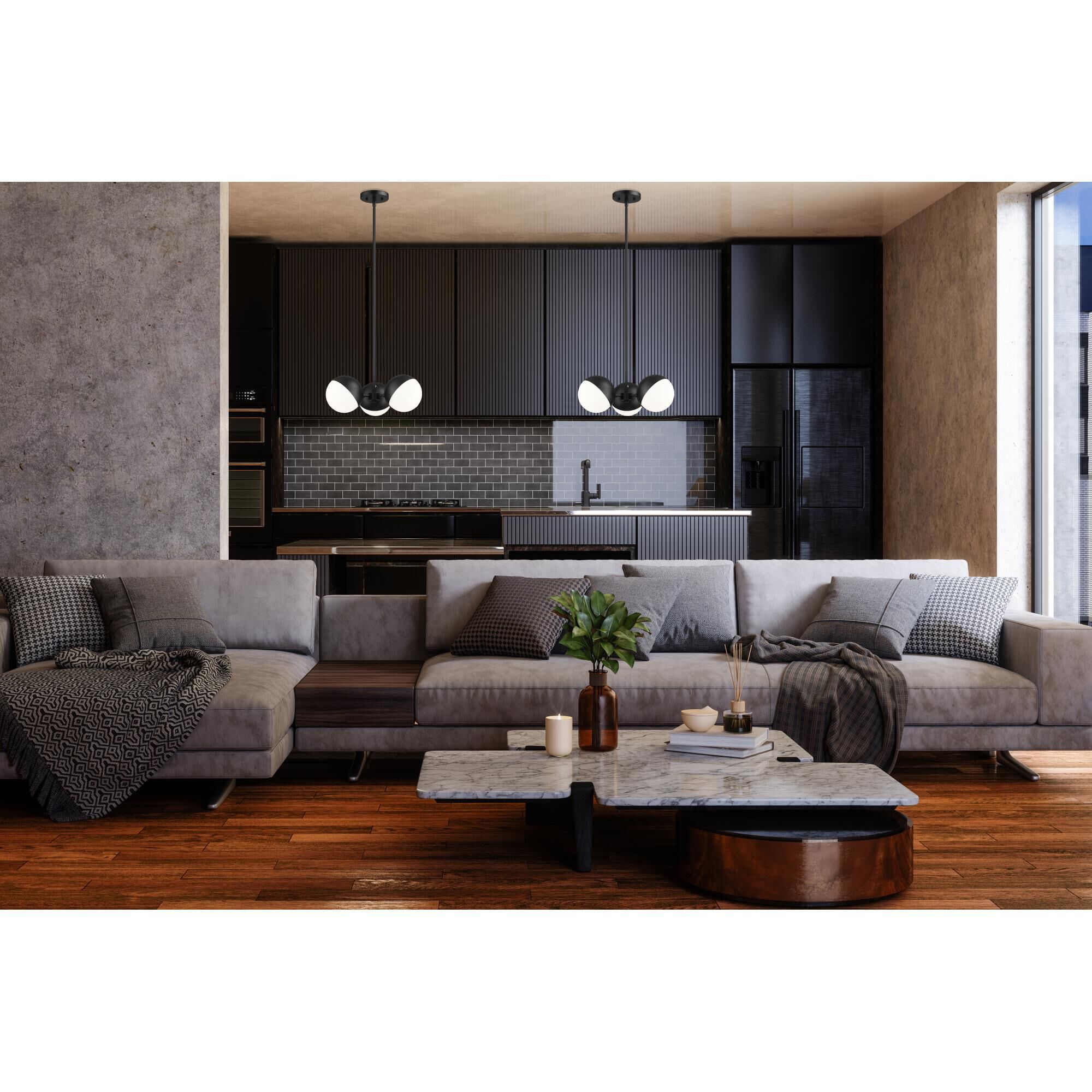 Realm Sphere 17 Inch Mini Chandelier by Z Lite