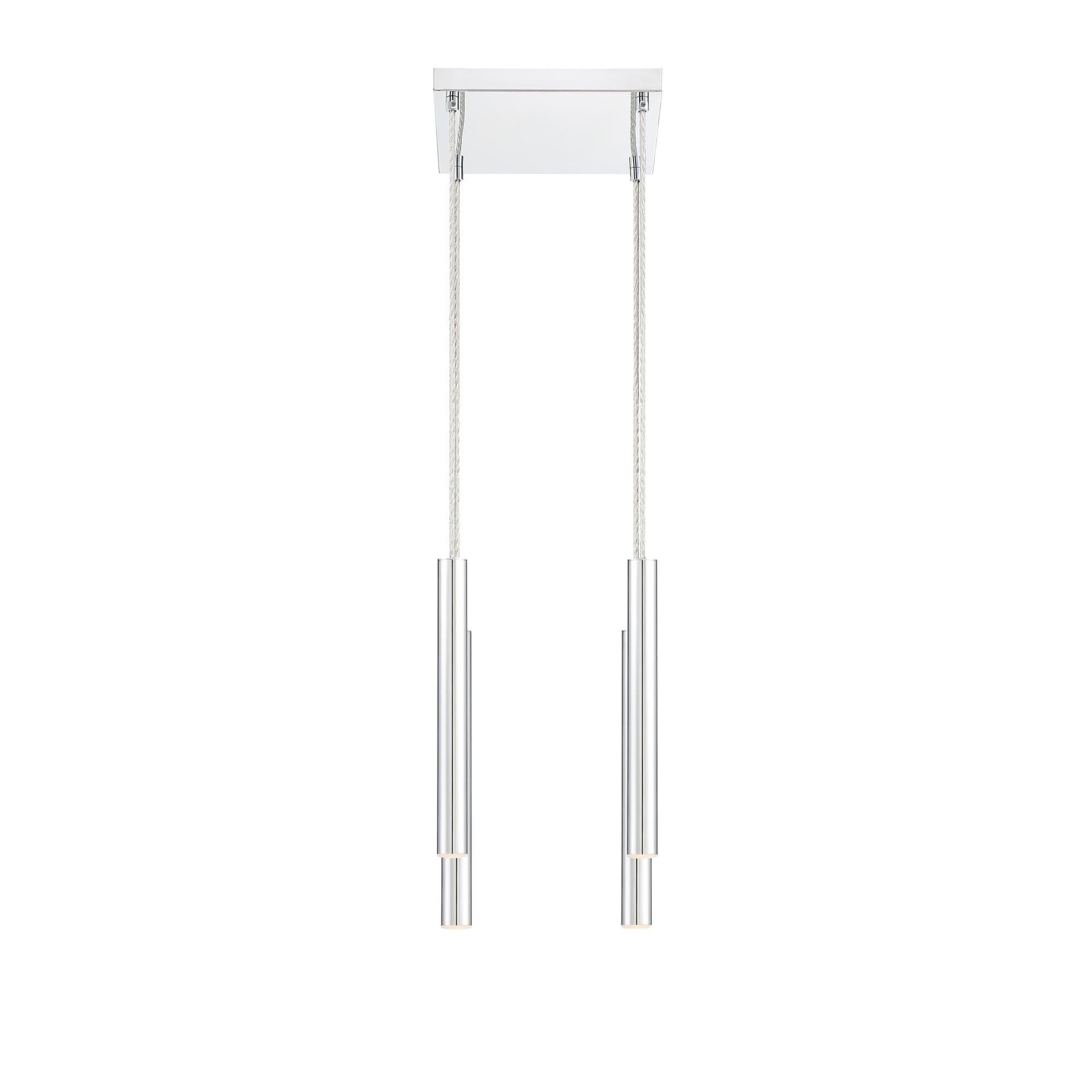 Shown in Chrome finish and Steel glass and Steel shade