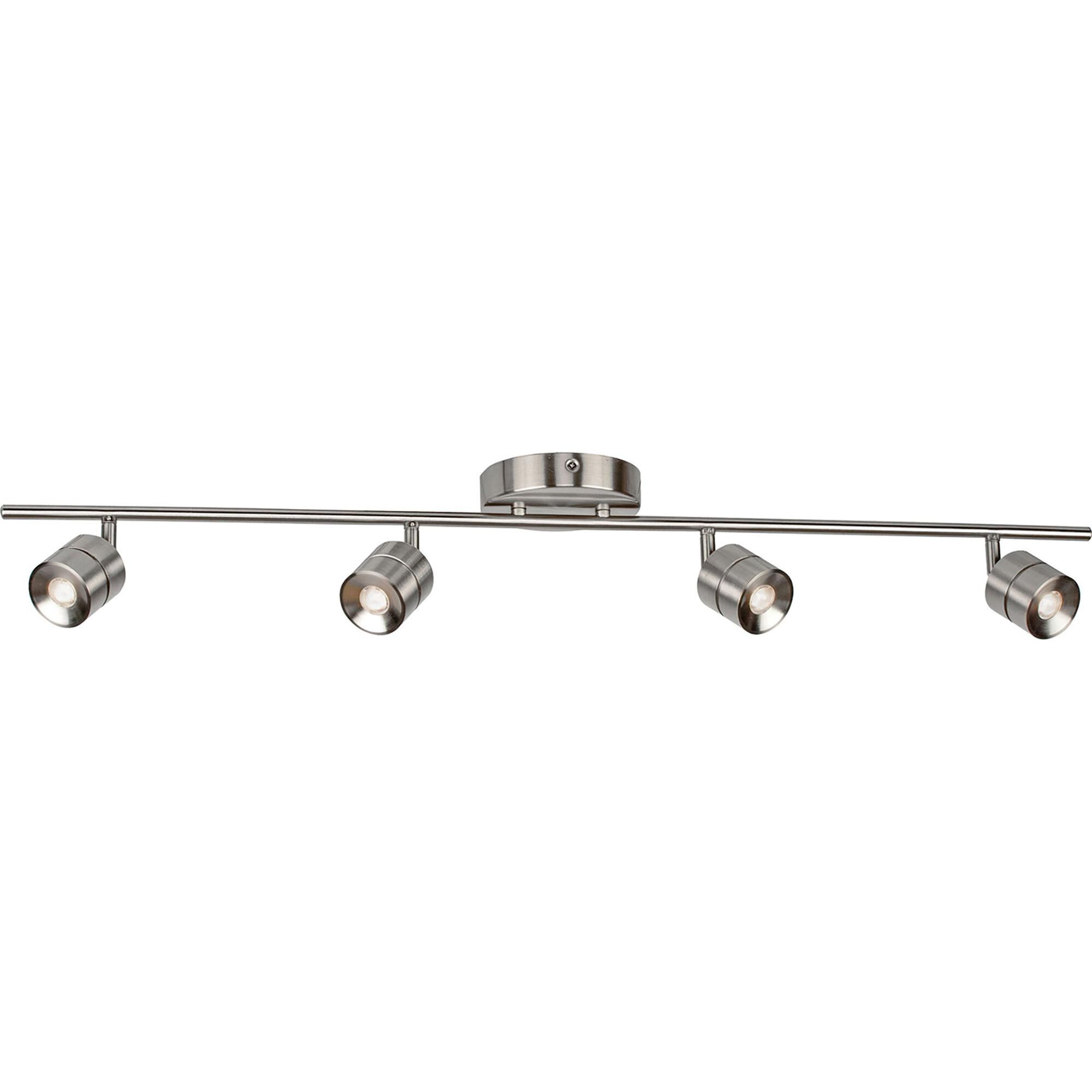 Shown in Satin Nickel finish and Satin Nickel, Frosted Steel, Acrylic shade and No Accent accent