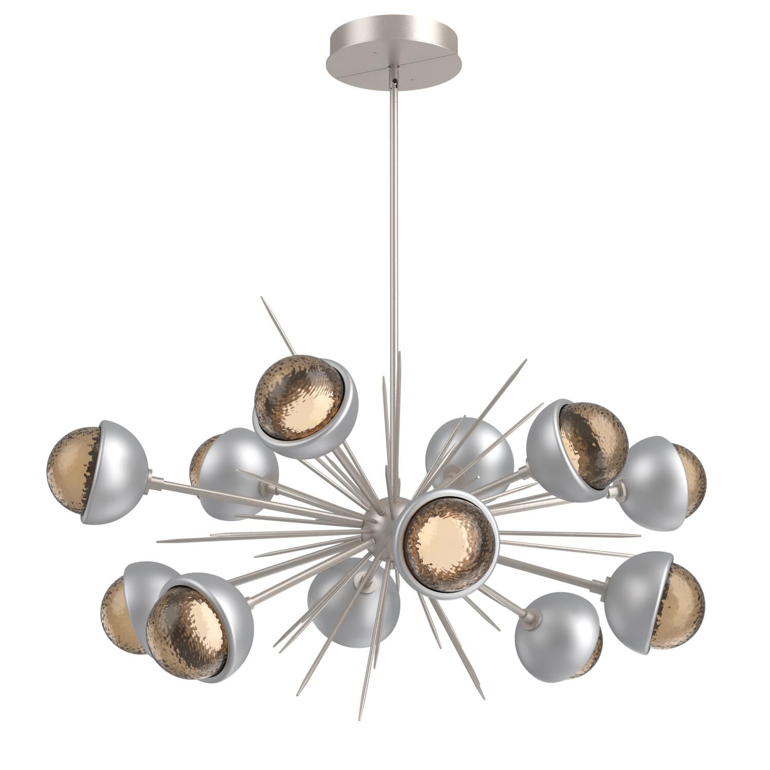 Shown in Beige Silver finish and Bronze glass and Classic Silver accent