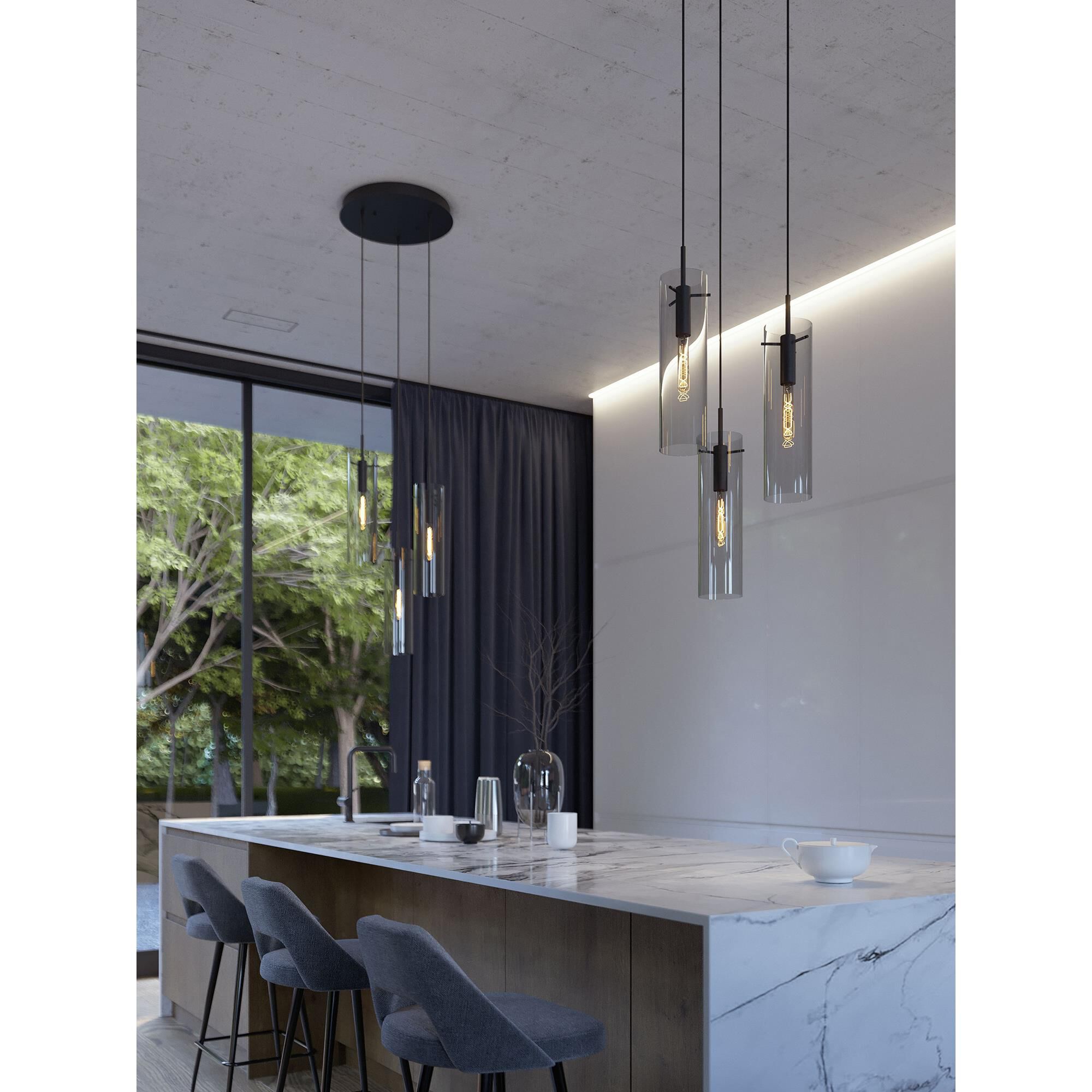 Shown in Black finish