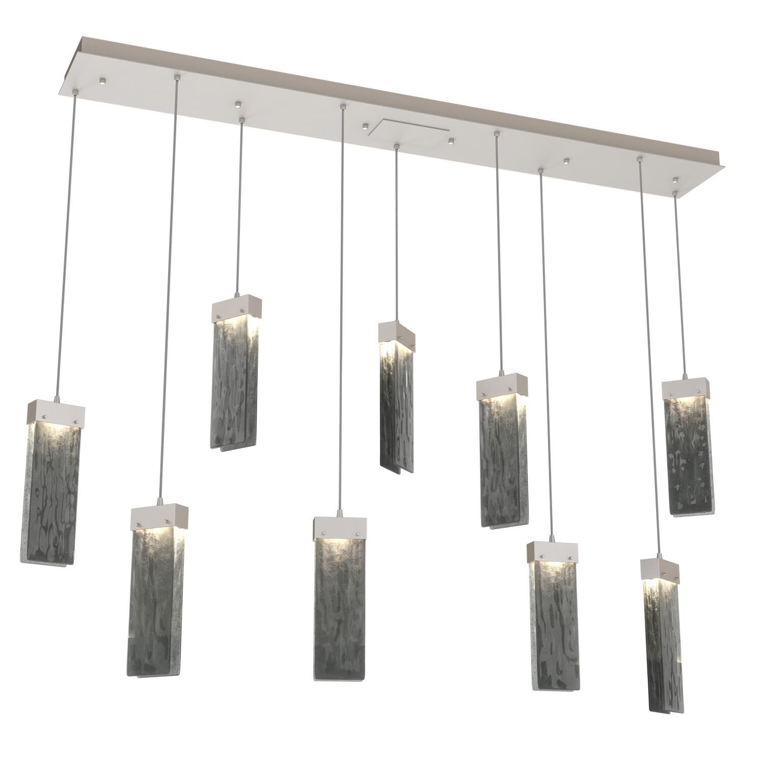 Parallel 64 Inch 9 Light LED Linear Suspension Light by Hammerton Studio