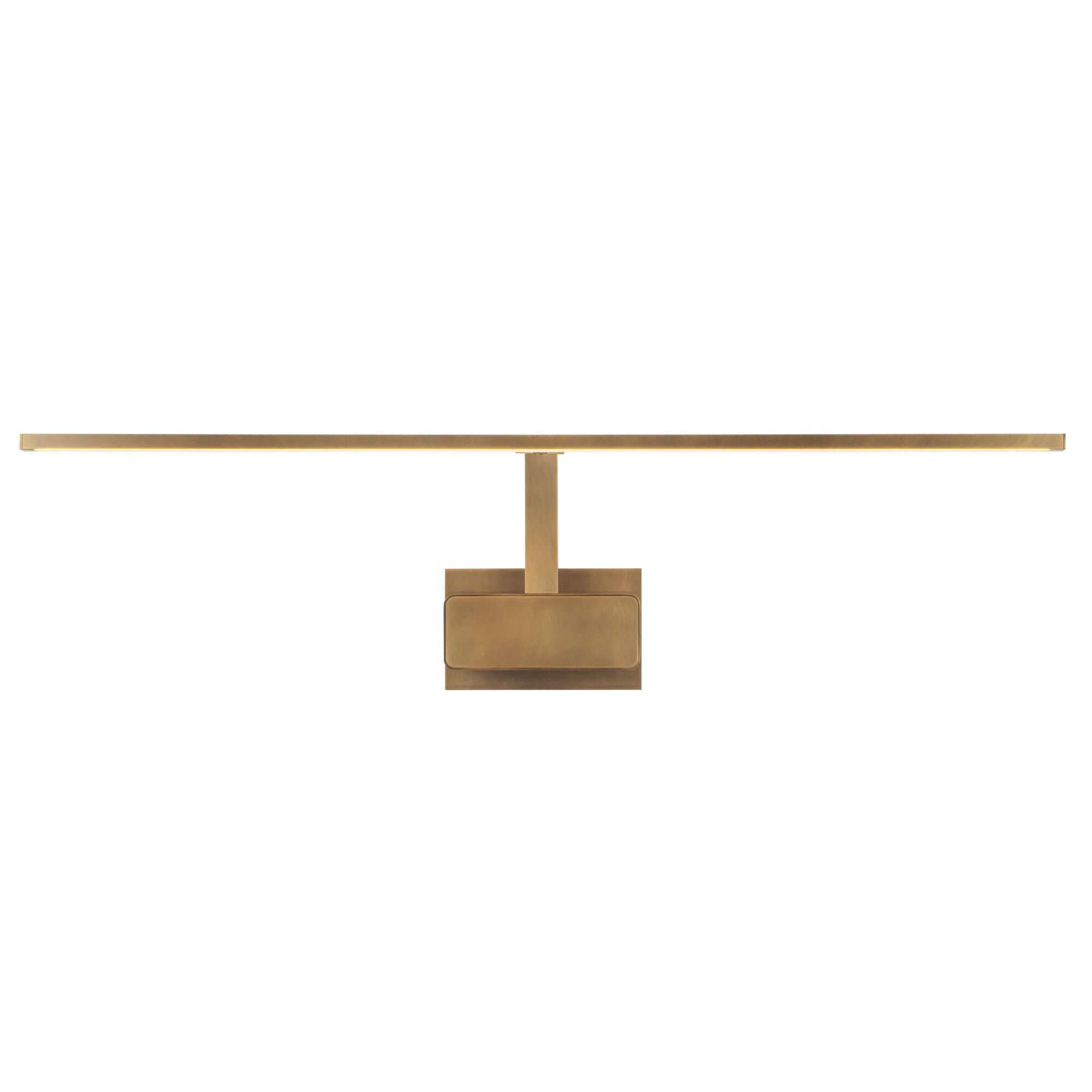 Shown in Vintage Brass finish and White Acrylic Diffuser glass