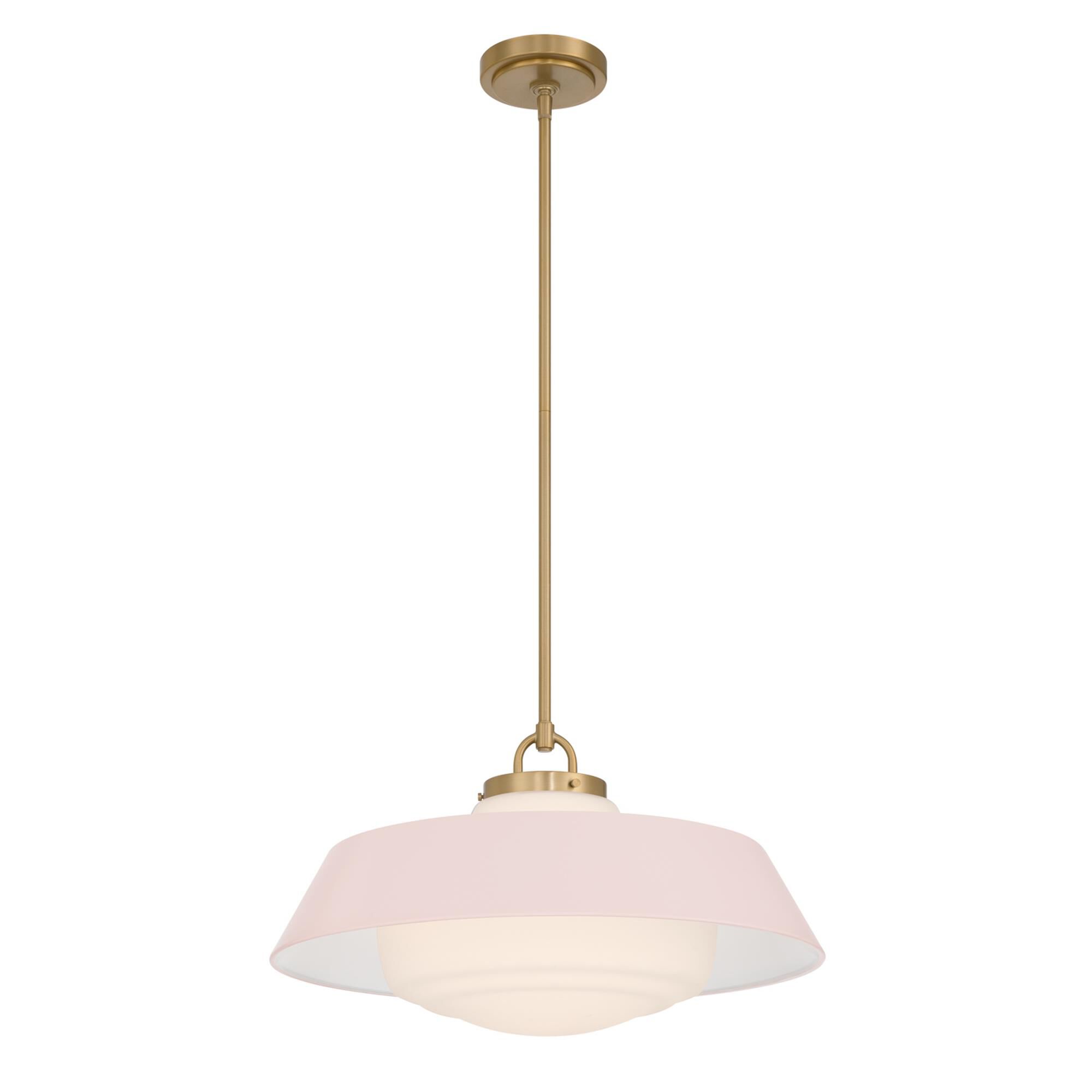 Shown in Vibrant Gold finish and Steel glass and Steel shade