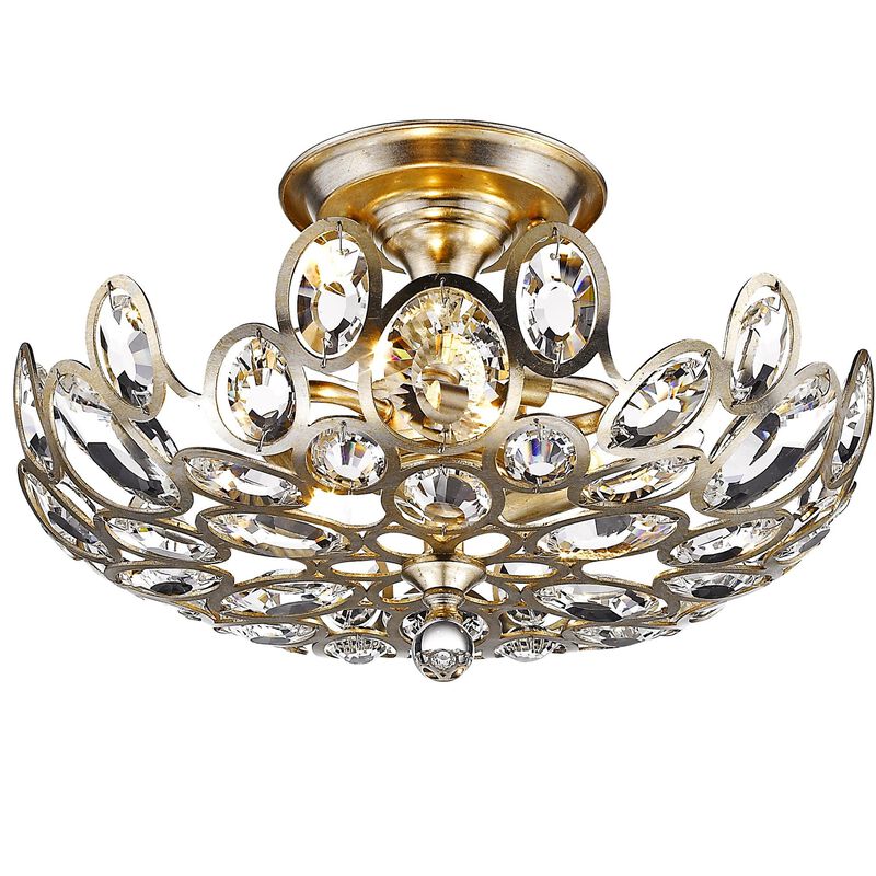 Sterling 16 Inch 3 Light Flush Mount by Crystorama