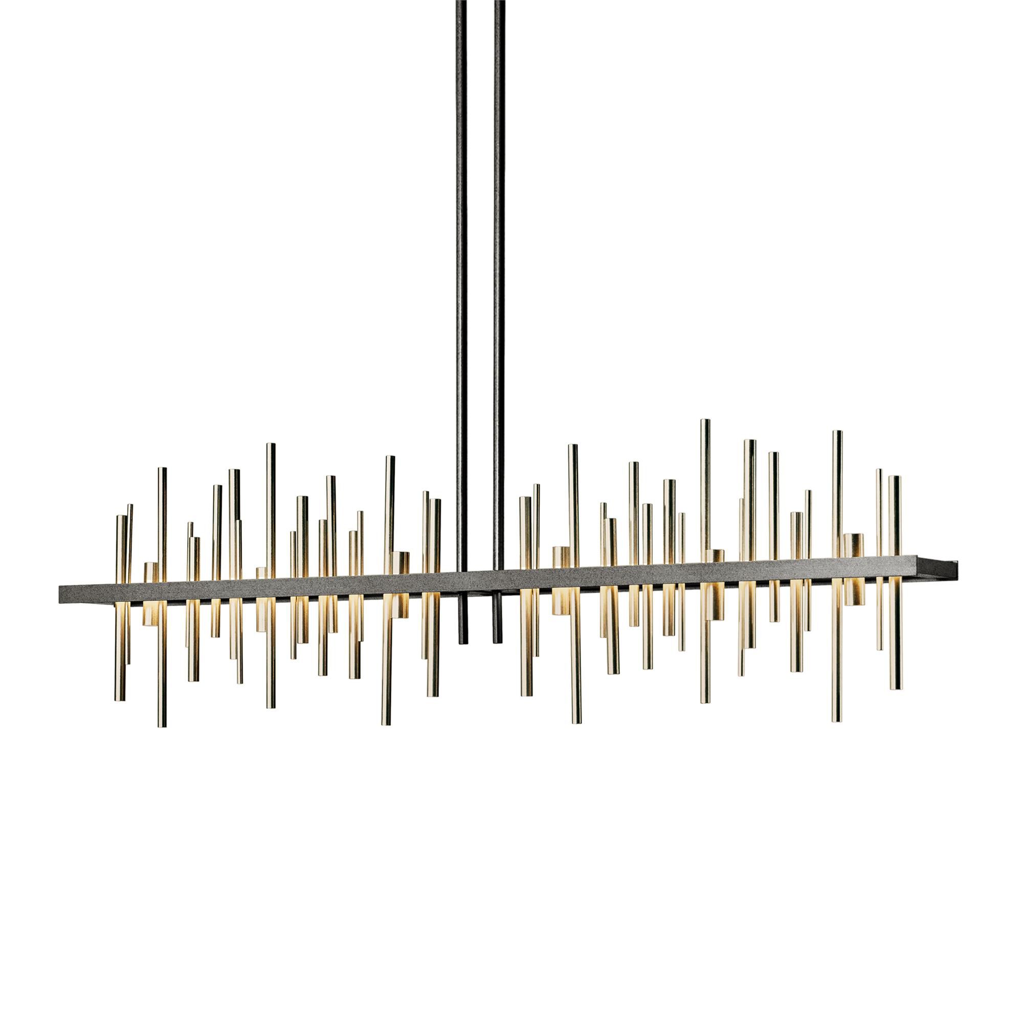 Shown in Natural Iron finish and Soft Gold accent