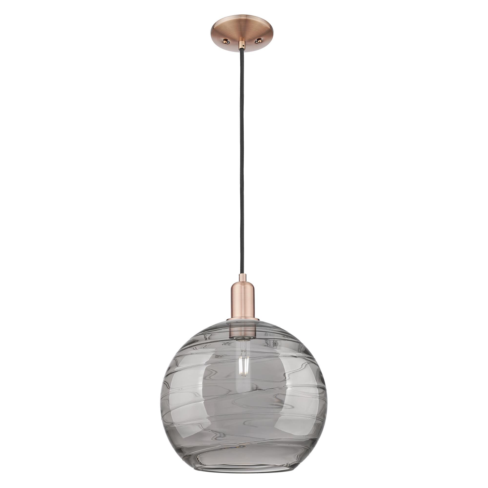 Bruno Marashlian Athens Deco Swirl 12 Inch Mini Pendant by Innovations Lighting