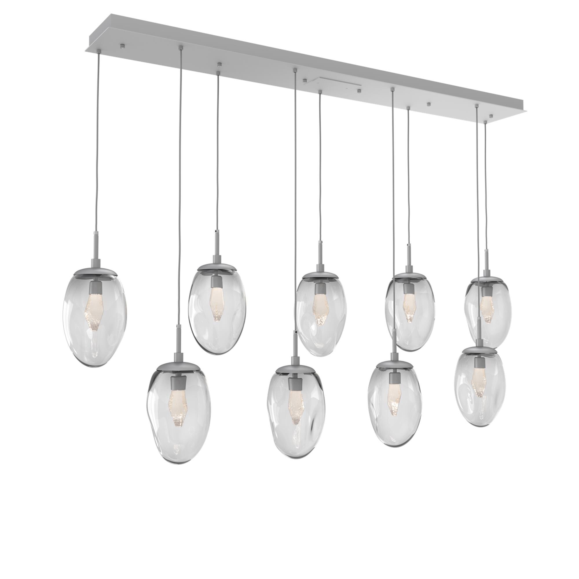 Levi Wilson Nebula 70 Inch 9 Light LED Linear Suspension Light by Hammerton Studio