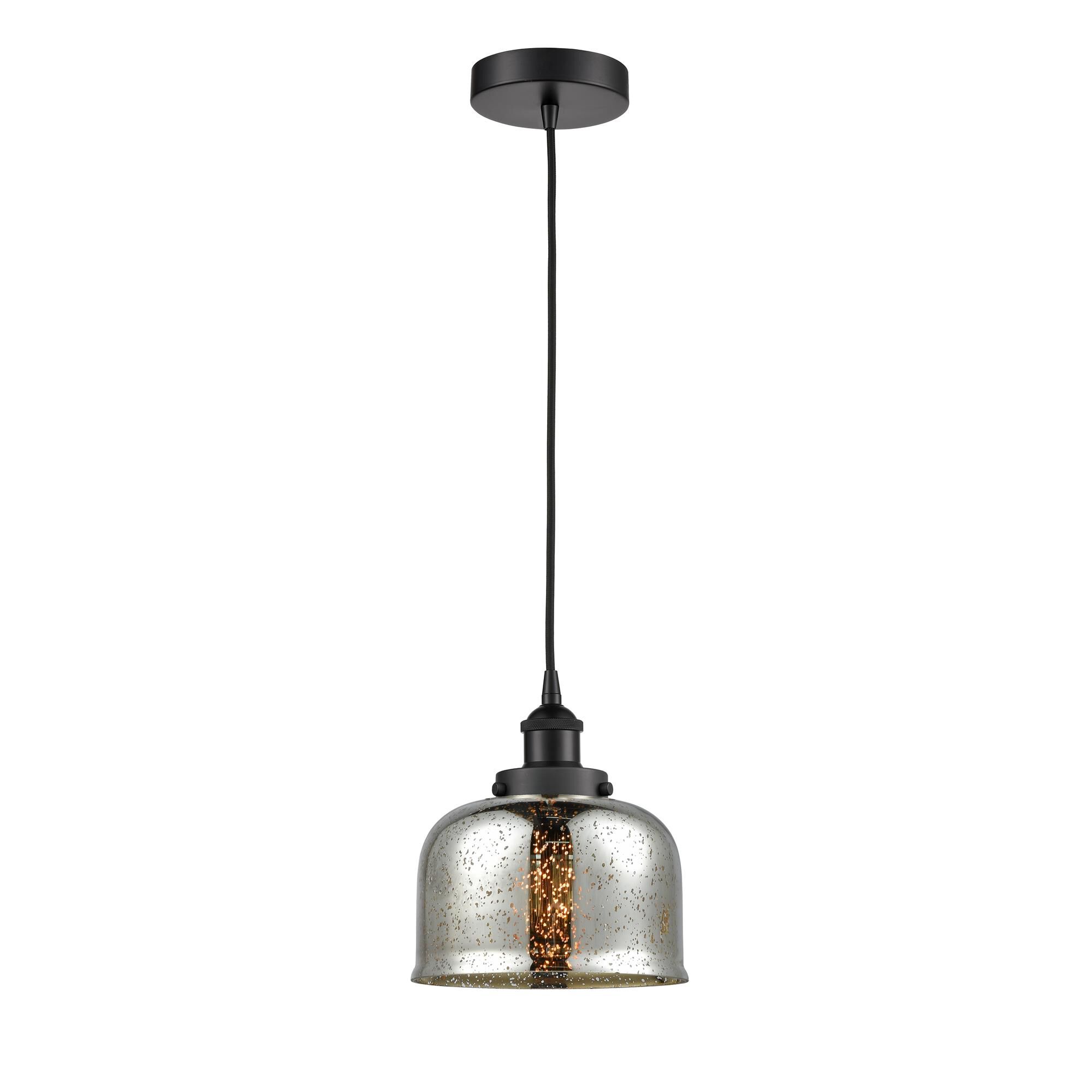 Shown in Matte Black finish and Silver Plated Mercury glass