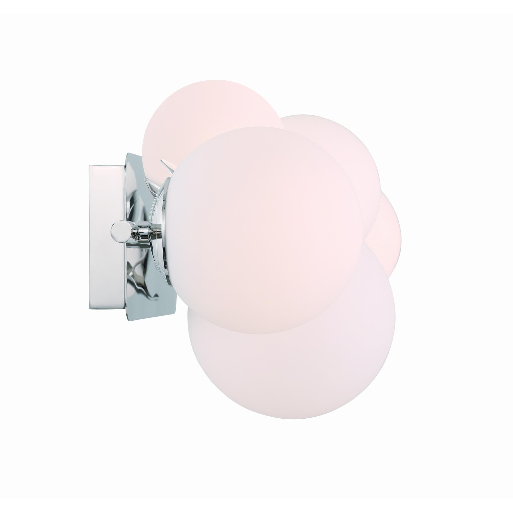 Shown in Nickel finish and Opal glass