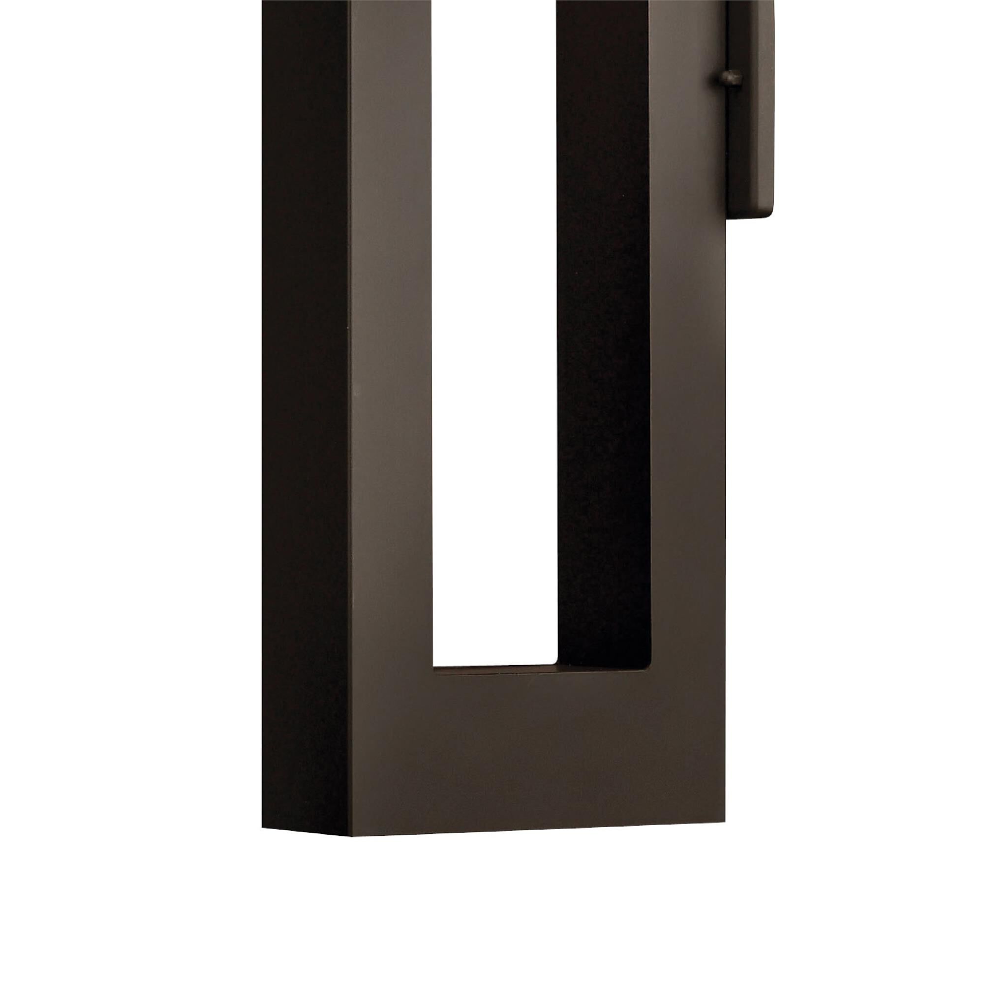 Shown in Bronze finish and Etched Lens glass