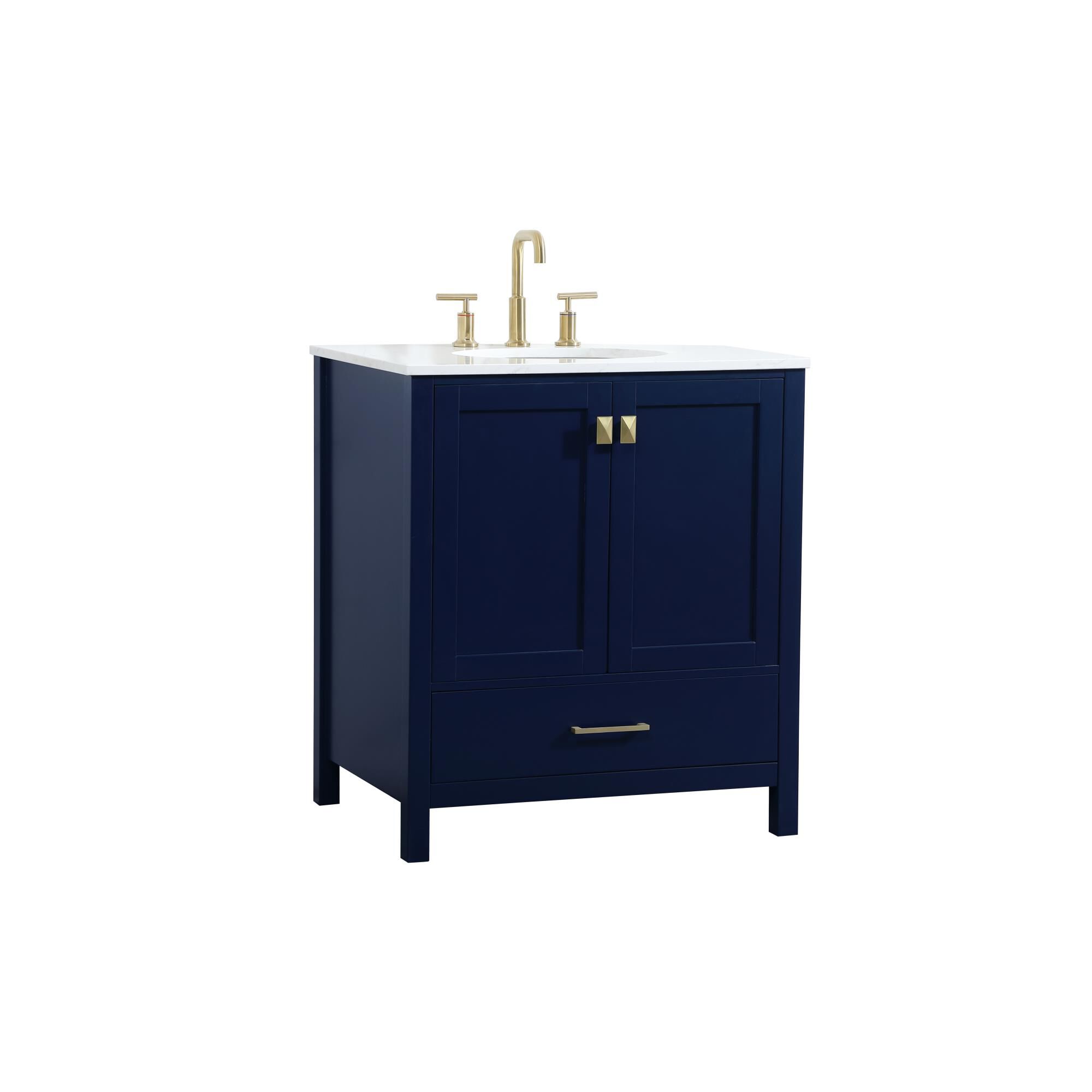 Shown in Blue finish