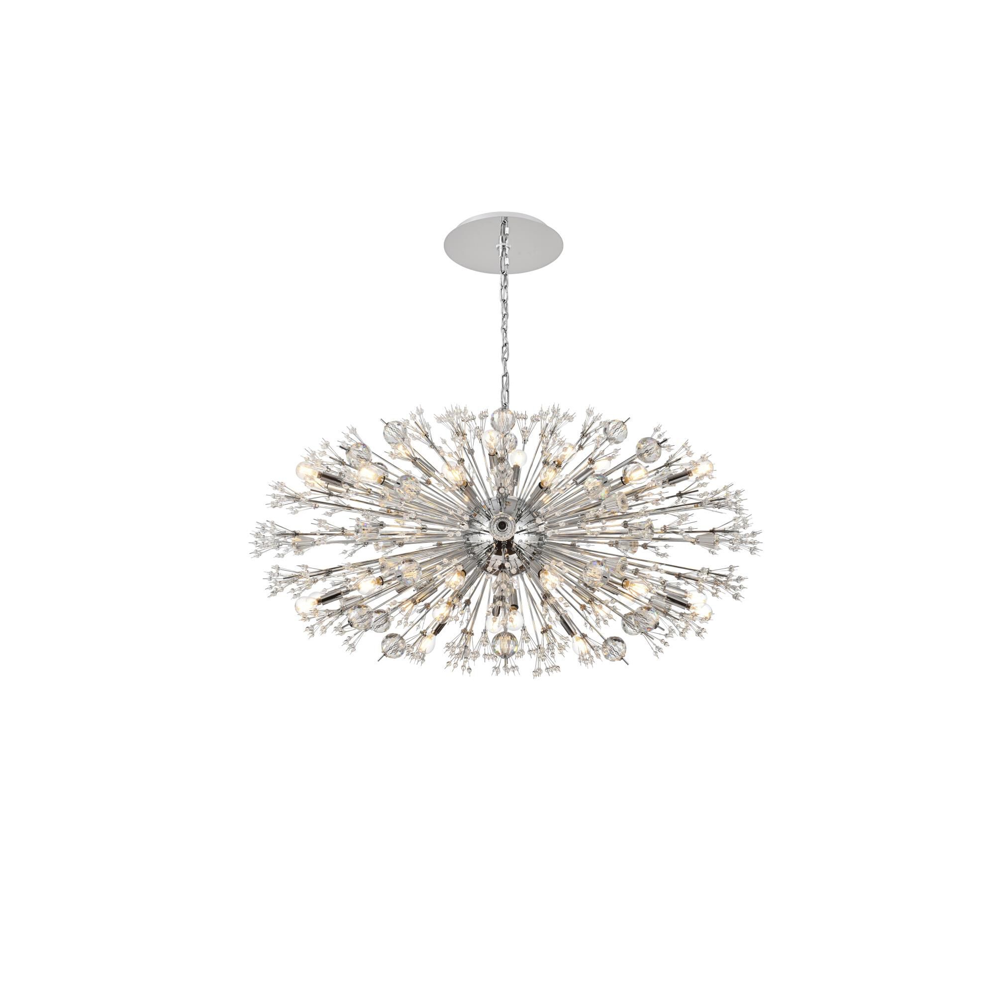 Shown in Chrome finish and Royal Cut crystal