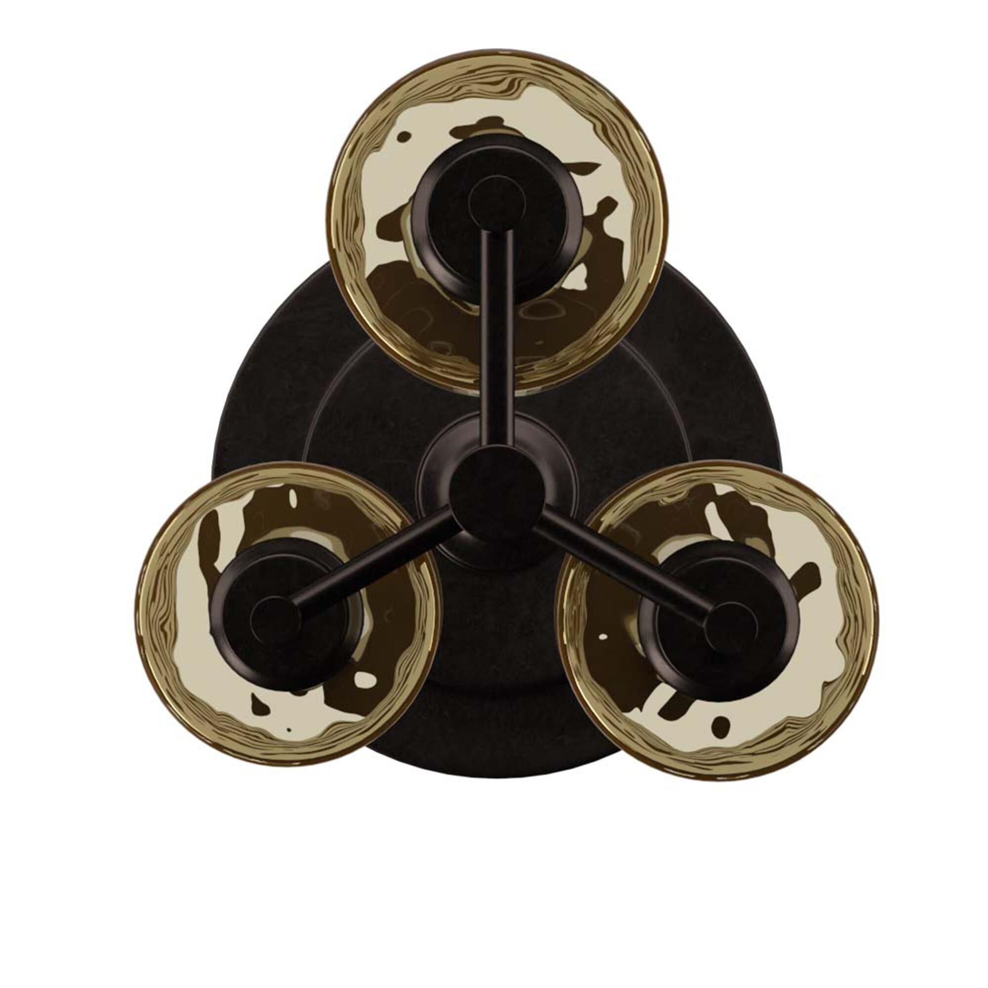 Shown in Bronze finish and Clear glass