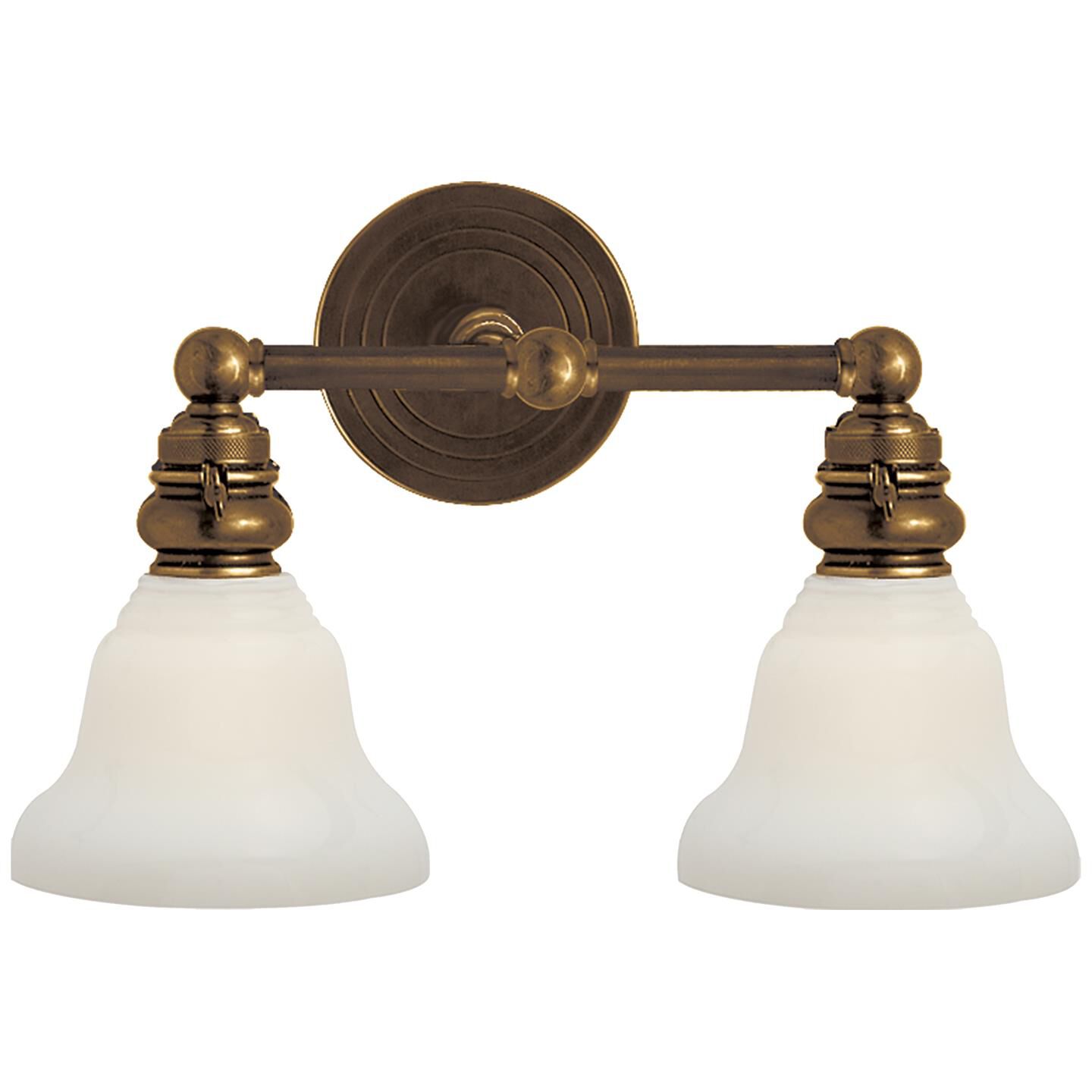 Chapman & Myers Boston 14 Inch 2 Light Bath Vanity Light by Visual Comfort Signature Collection