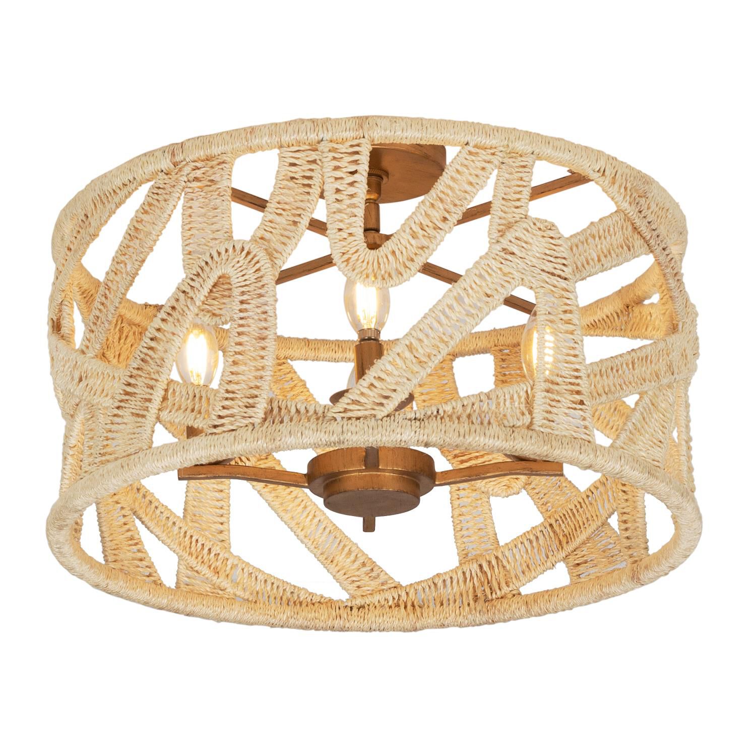 Shown in Modern Gold and White finish