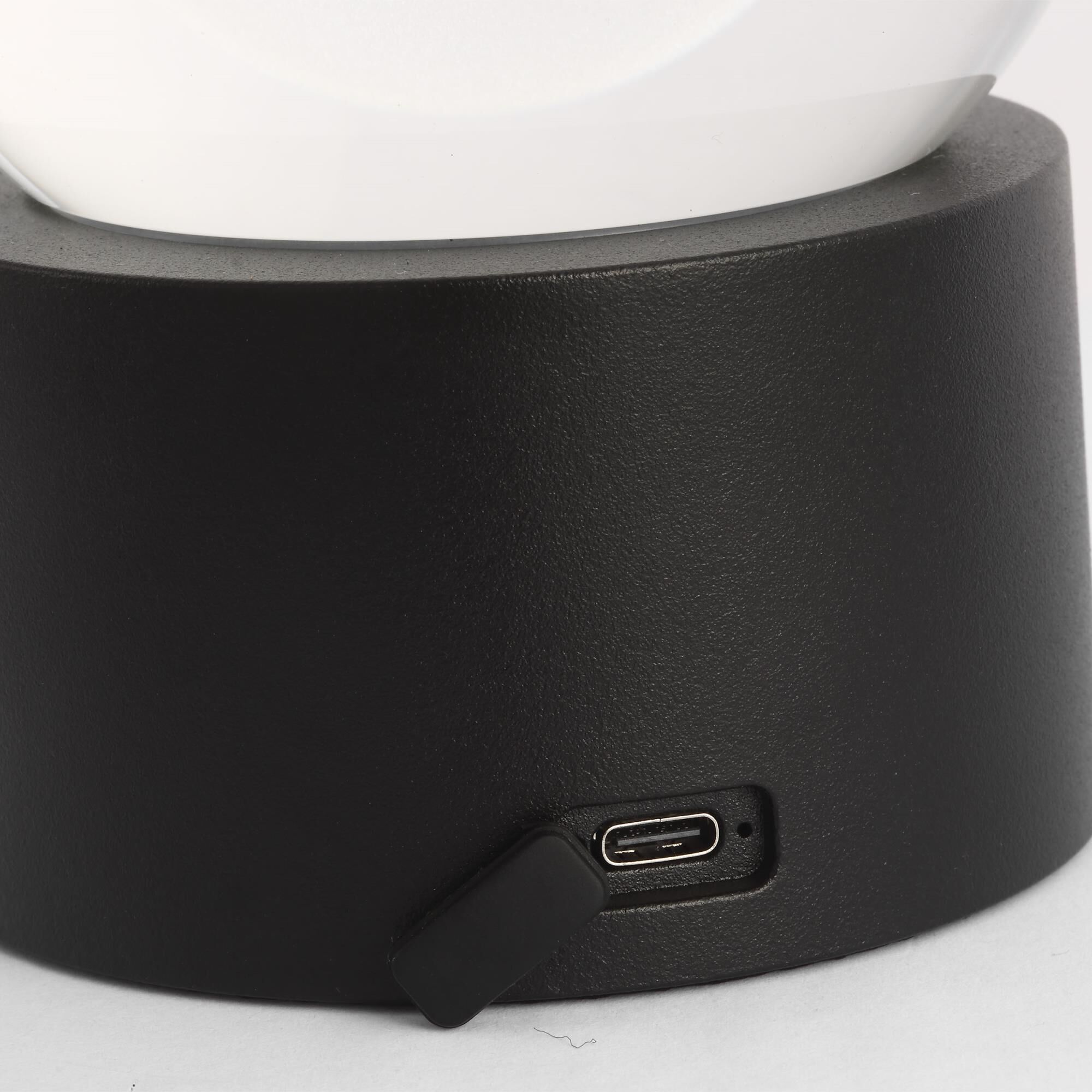 Shown in Black finish and Crystal glass