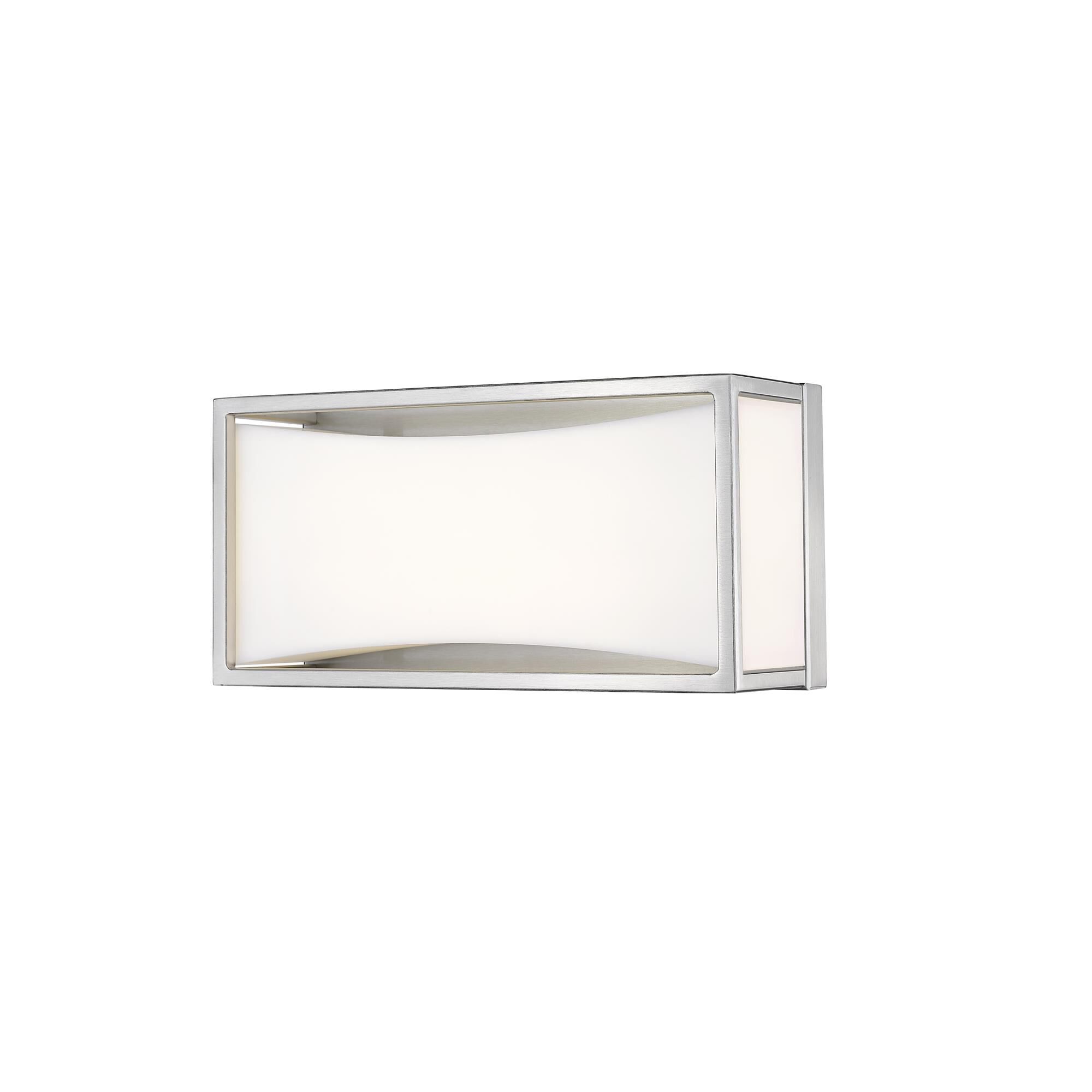 Shown in Brushed Nickel finish and Acrylic glass and Acrylic shade